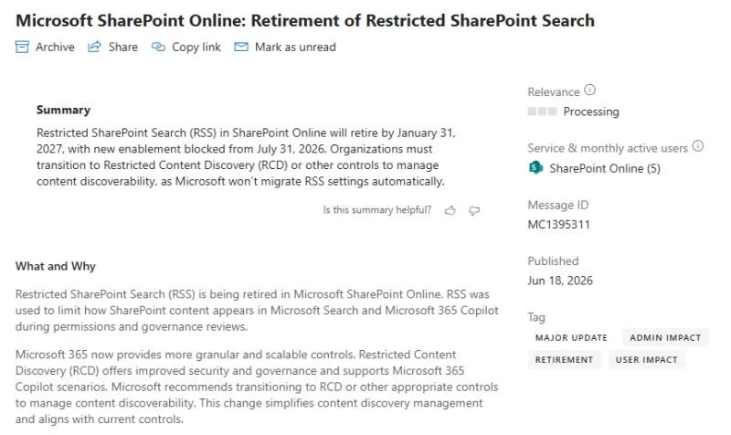 The Countdown Has Started for Restricted SharePoint Search