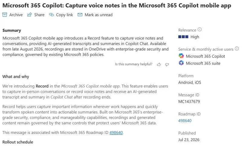 Copilot Voice Notes Are Coming. Do We Really Need a Third Way?