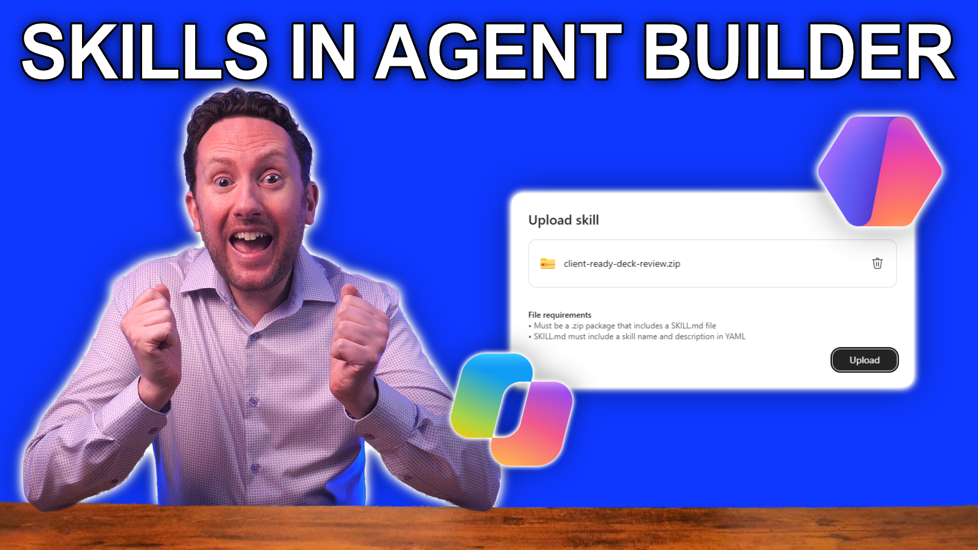 Skills in Agent Builder for Microsoft Copilot Frontier users