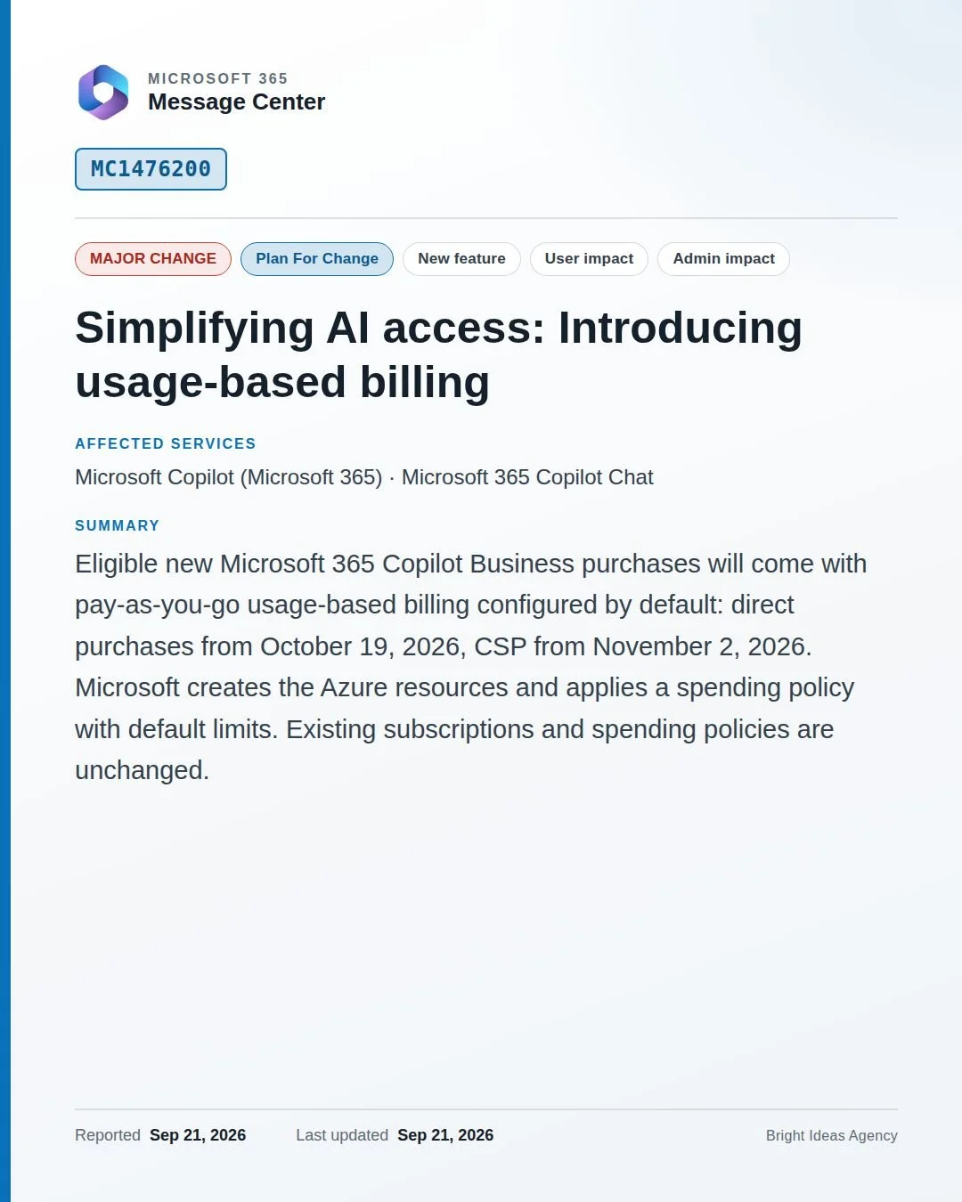 Microsoft 365 Copilot Business: Could Default Pay-As-You-Go Billing Lead to Unexpected AI Costs?