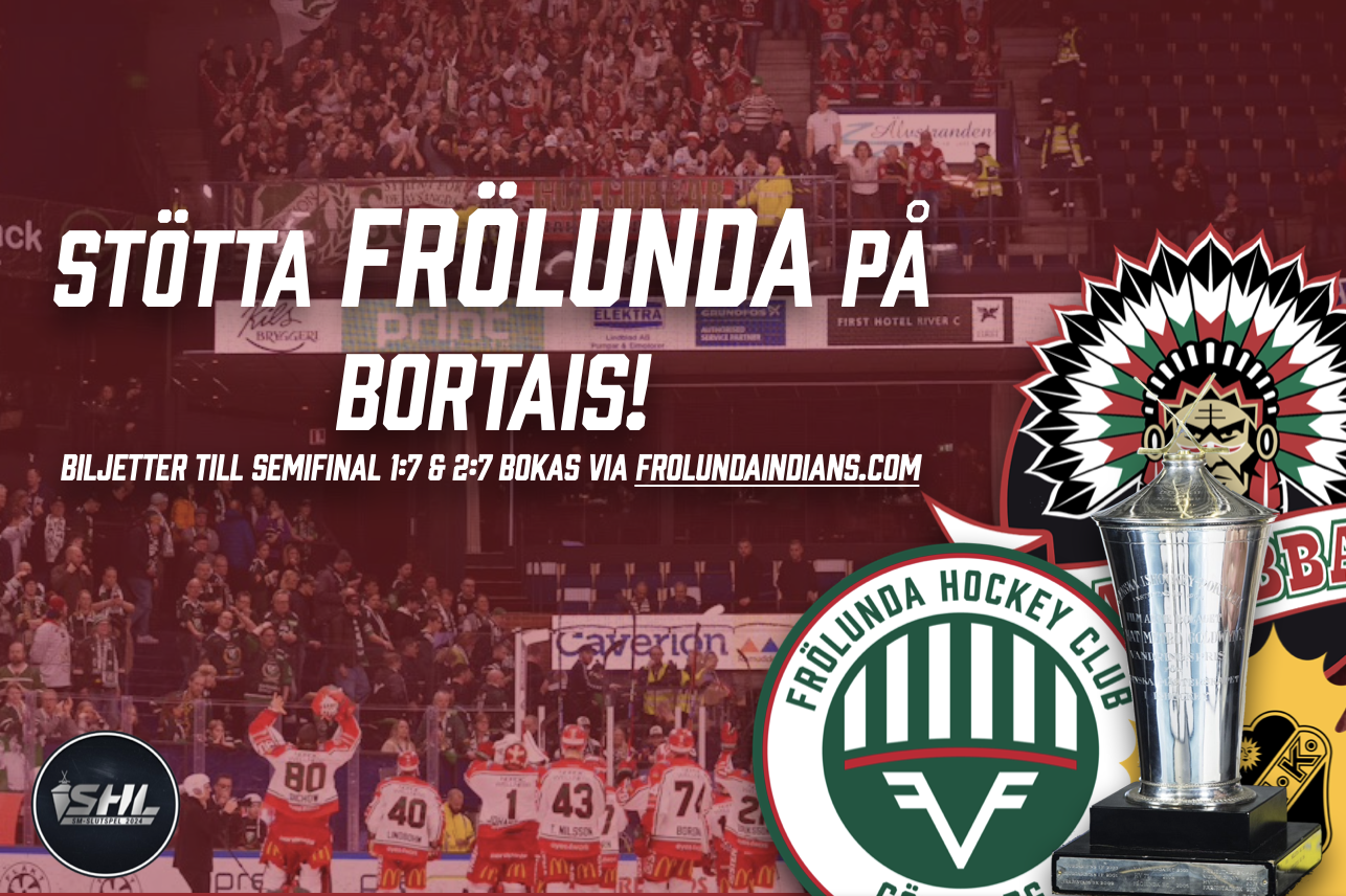 Stötta Frölunda HC på plats i Skellefteå!
