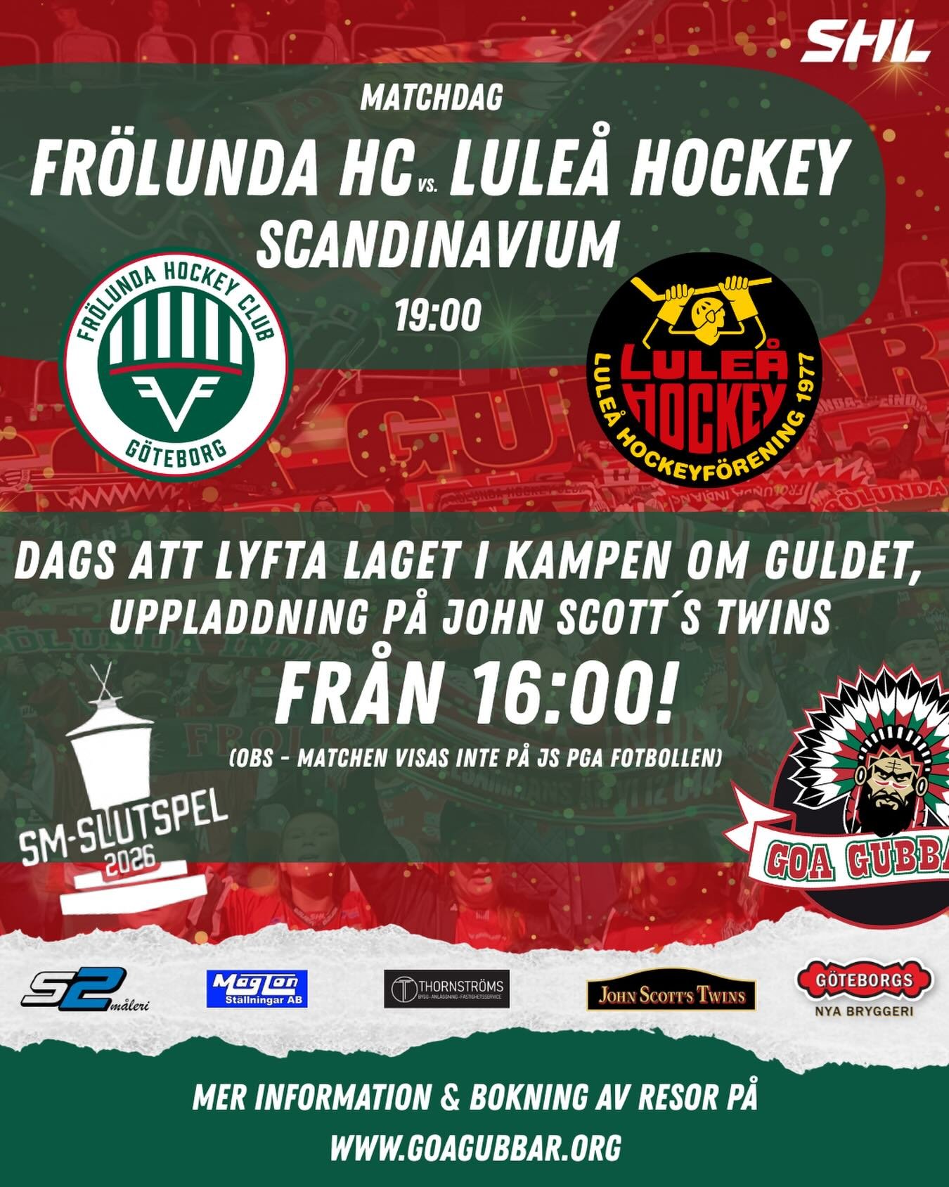 Nu k&ouml;r vi s&aring; det ryker p&aring; l&auml;ktaren, laget beh&ouml;ver ditt st&ouml;d!