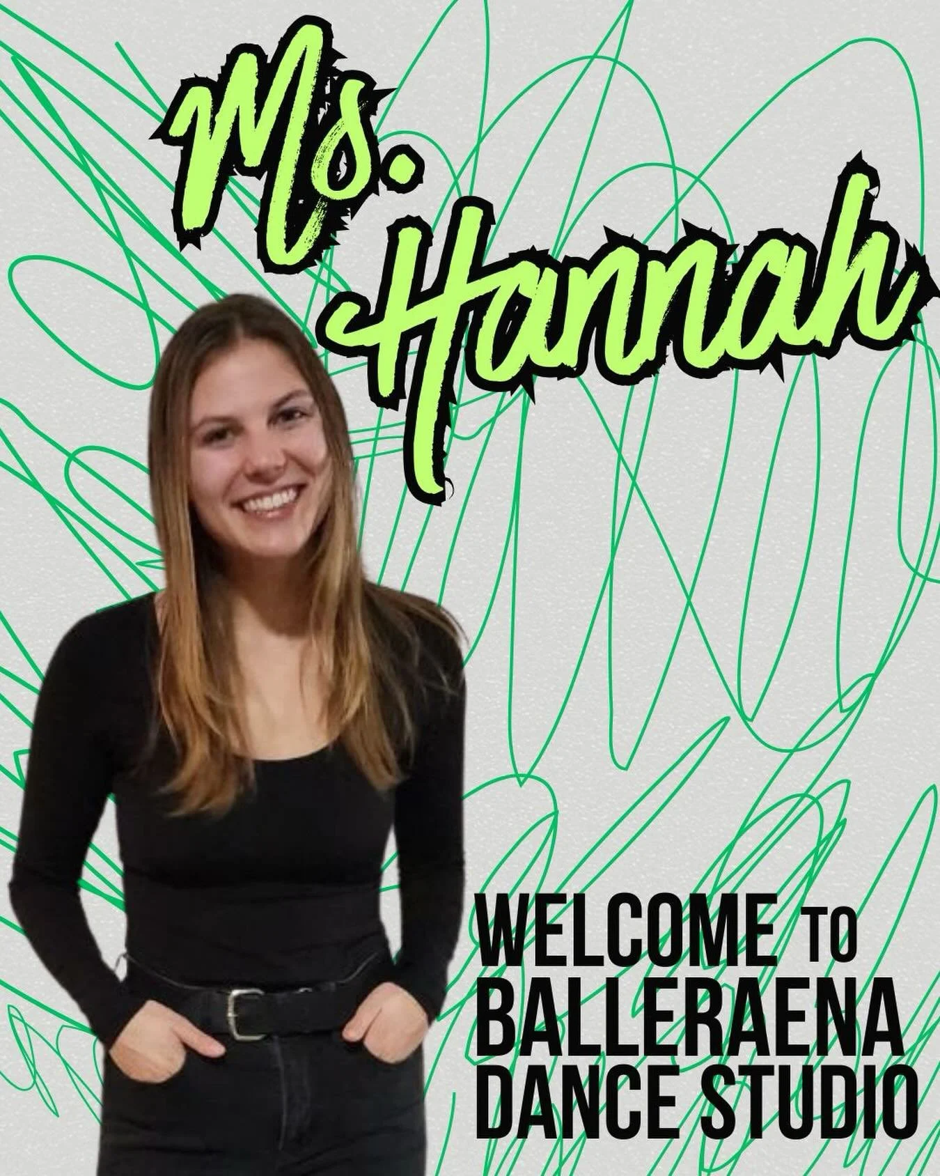✨ Please join us in welcoming Ms. Hannah to the Balleraena Dance Studio family! ✨ 
Hannah is a choreographer, performer, and dance educator with a passion for inspiring dancers to grow both technically and artistically.
She earned her Bachelor of Art