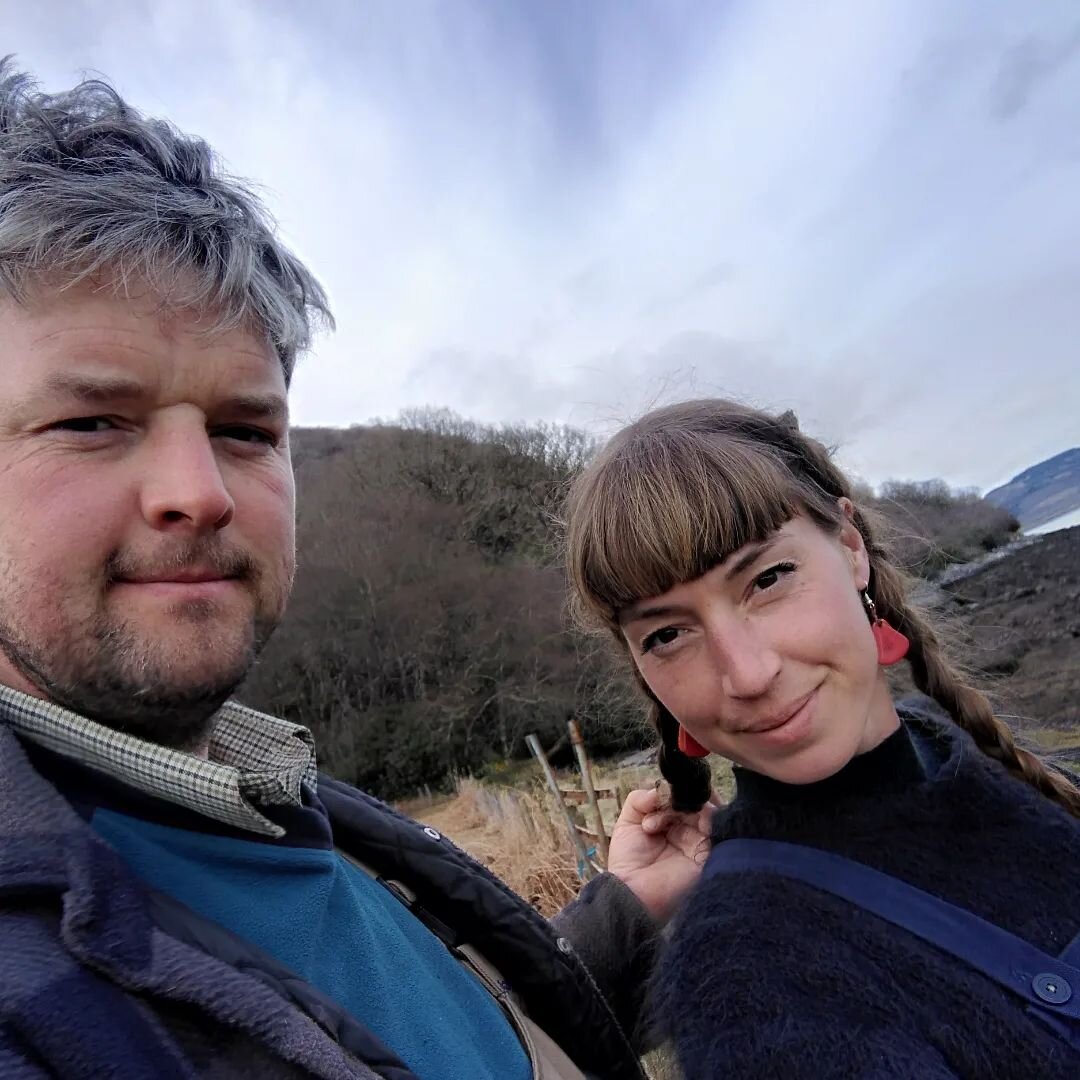 Checking out the fencing situation today with my love. The sea is now coming into this field ...wob
.
.
#sealevelrise #sealoch
#kylesofbute #fences #fenceposts #farminglife  #scottishteagrower #scottishfarming #sealoch  #lochriddon #argyllsecretcoast