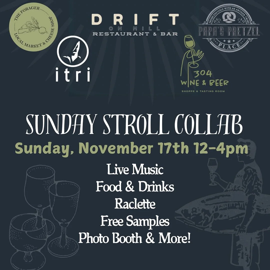 The last Sunday Stroll of the year is this weekend ☀️ We are excited to be hanging out with all the businesses on our street&hellip; Swing by to grab a bite to eat and enjoy some live music! 

Sunday, November 17th 12-4pm
.
.
.
.
#drinklovers #cockta