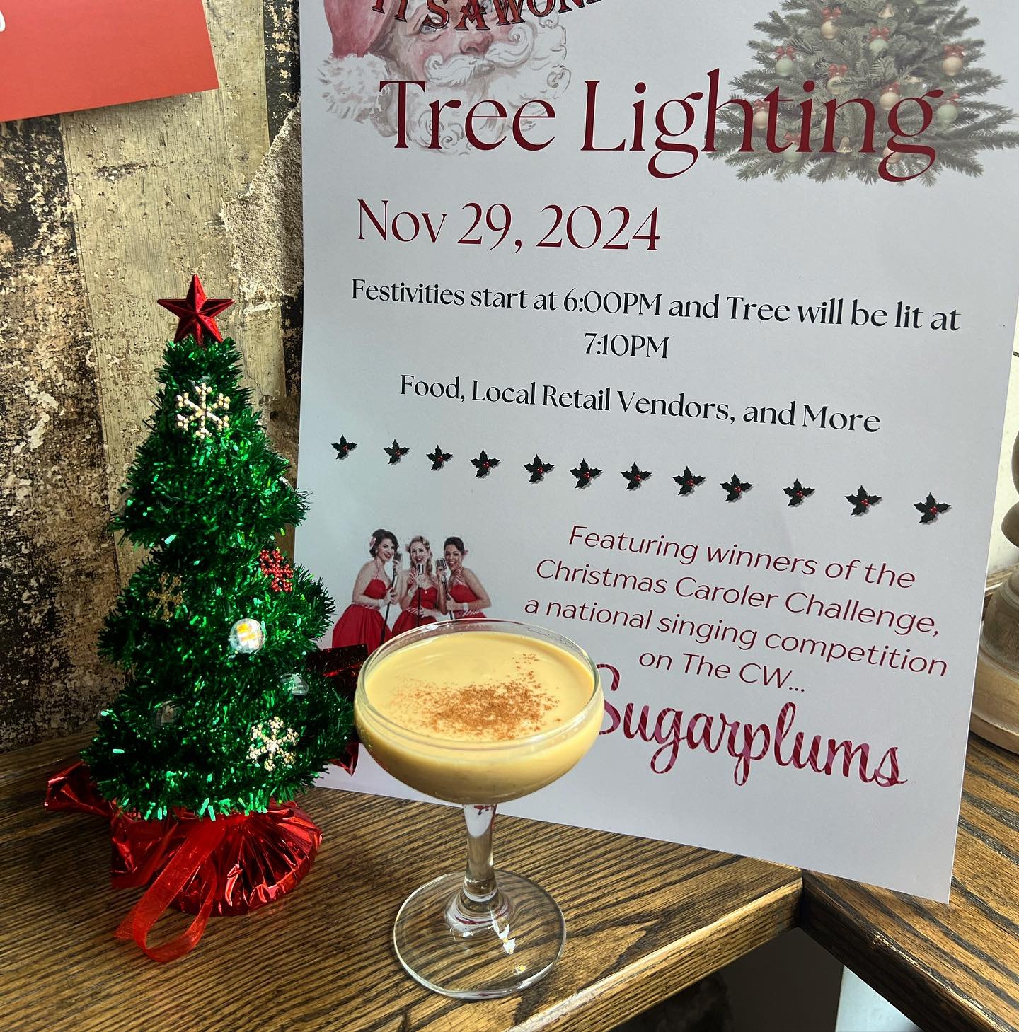 Happy Tree Lighting Day! Swing by for some house-made Egg Nog before you head down to catch the tree lighting festivities tonight! 🎄❣️
.
.
.
.
#woodfiredpizza #pizzalovers #treelighting #drinklocal #drinklovers #mybristolborough