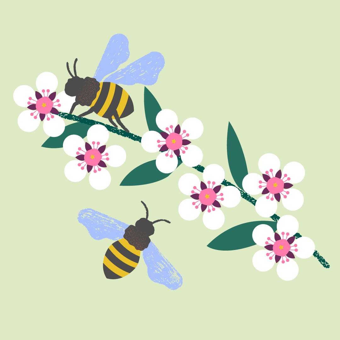 Bees on branch.png