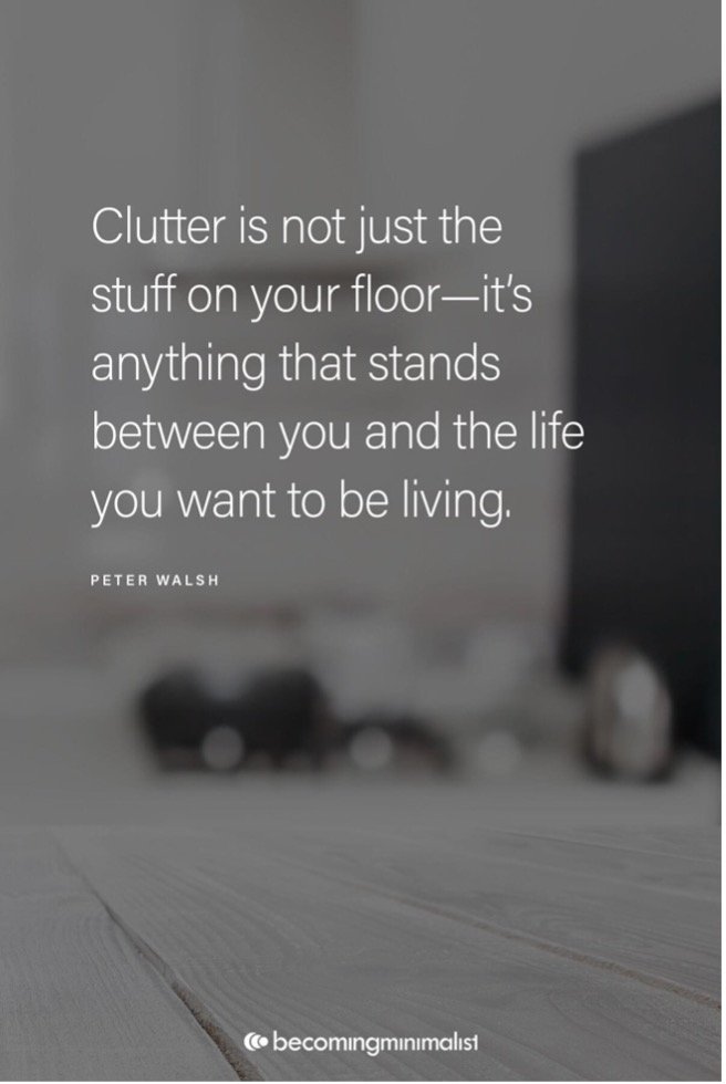 How does clutter hold you back?