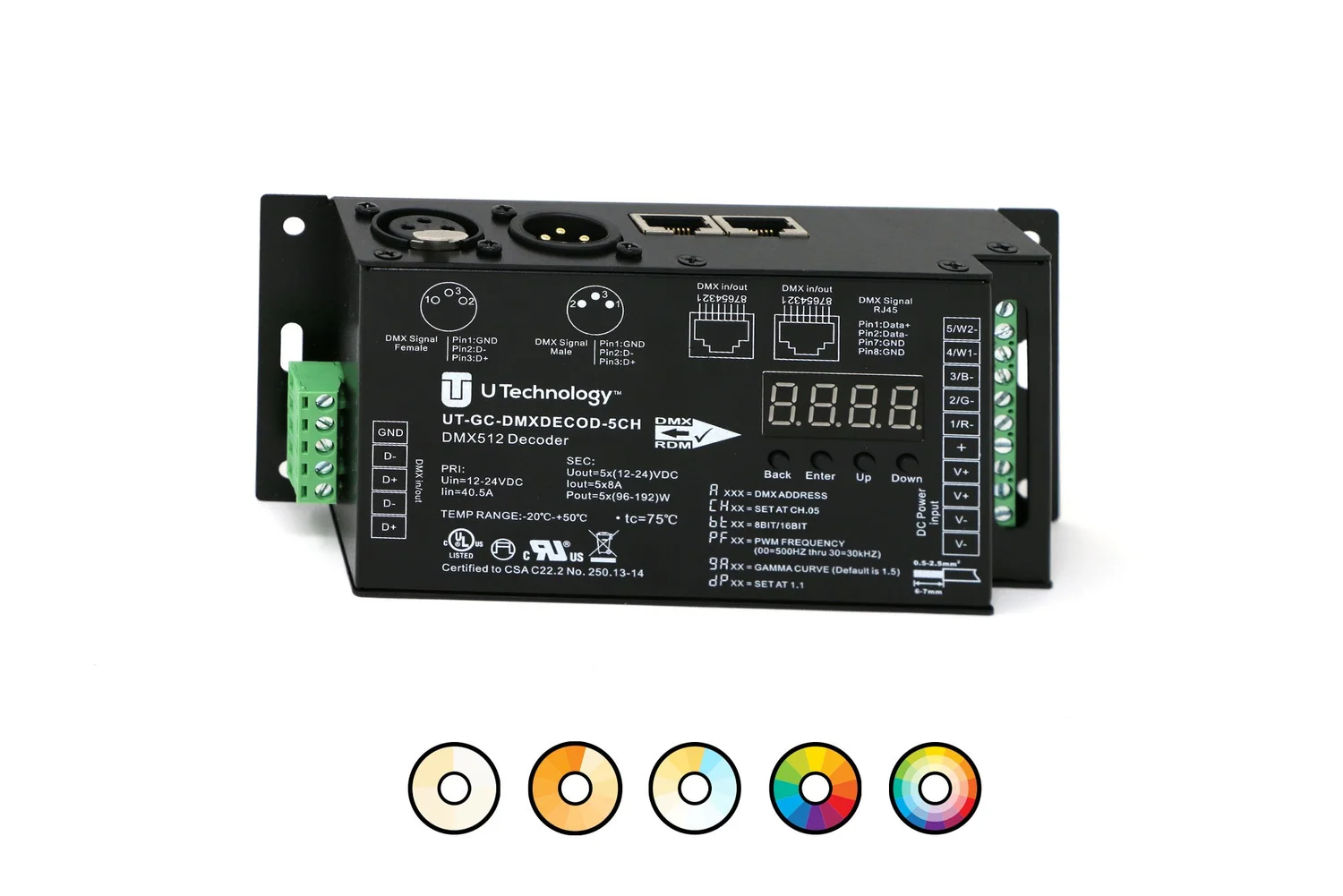 Dmx Decoder Controller U Technology - DMX Decoders | Cutting-Edge LED Lighting Control