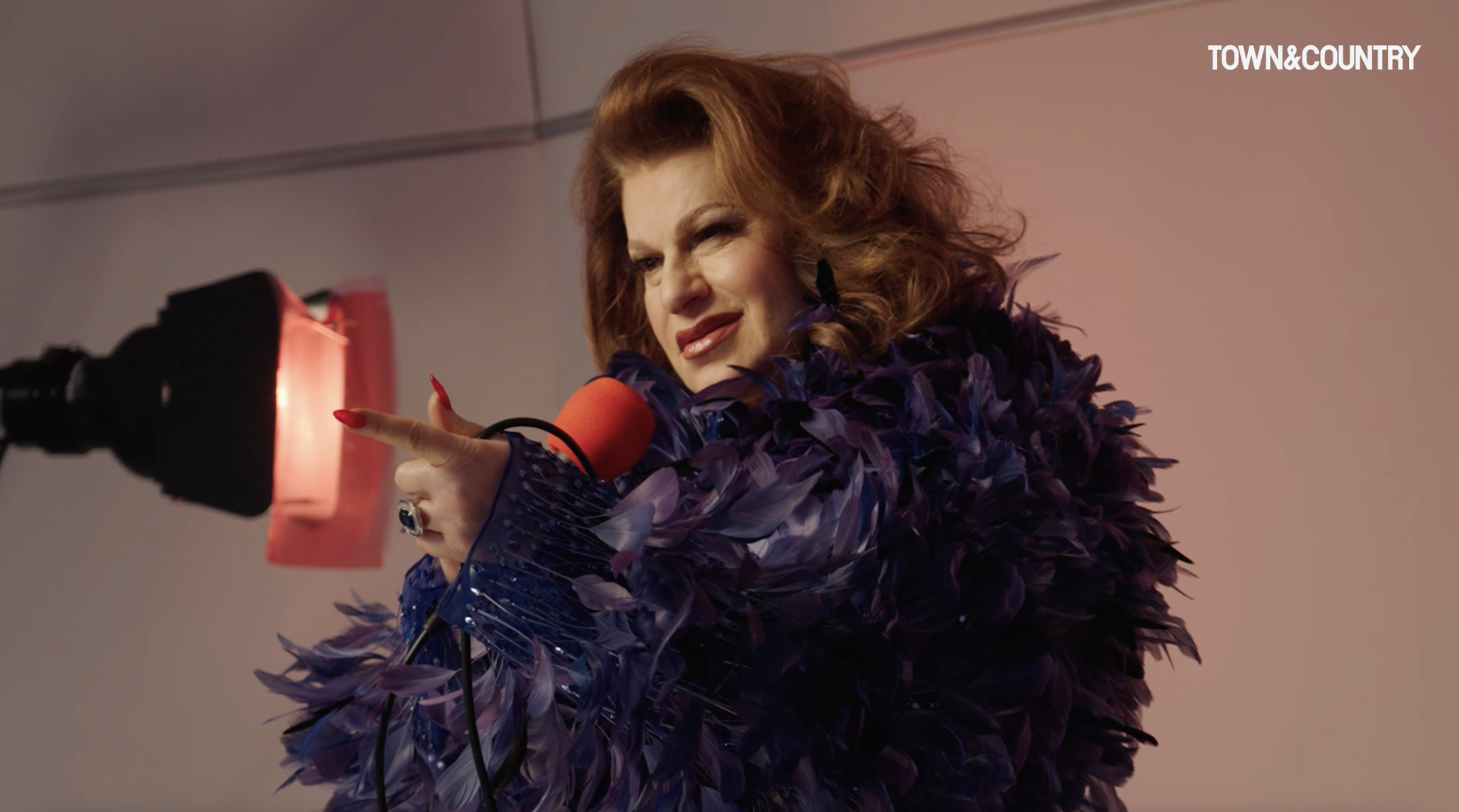 Sandra Bernhard Town&Country Centerfold