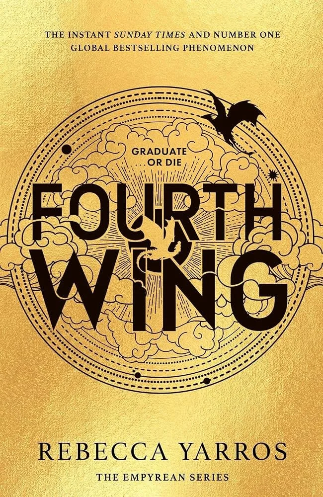 Fourth Wing is one of Shannon's favorite books. Clicking on the picture will get you to the library catalog where you can place a hold.