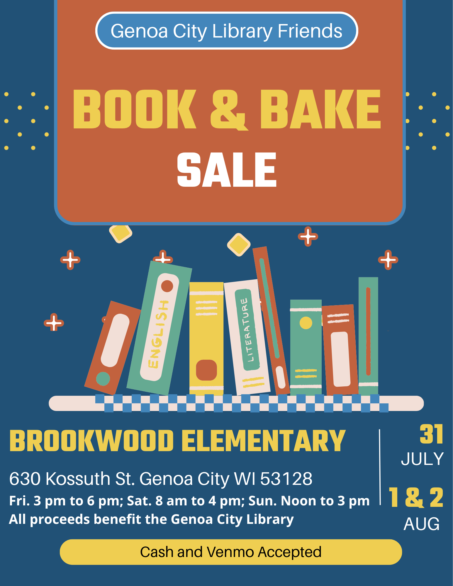 Yellow Simple Minimalist Book Fair Flyer.png