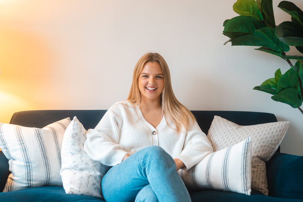 Katherine Smith owner of Katherine Elizabeth Interior Design smiling