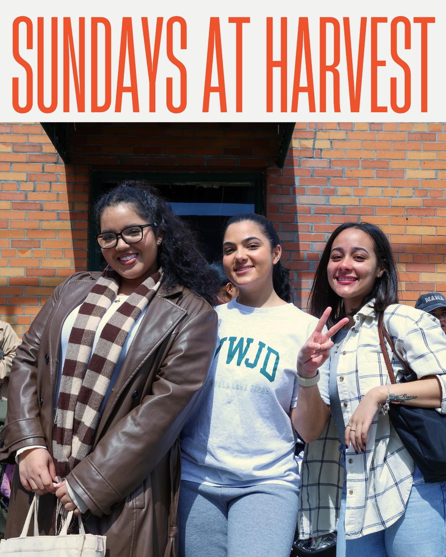 All are WELCOME ✨

Join us tomorrow:

Harvest Fields Community Church
2626 E. Tremont Ave
Bronx, NY 10461

Service Times: 9:30 AM + 12 PM