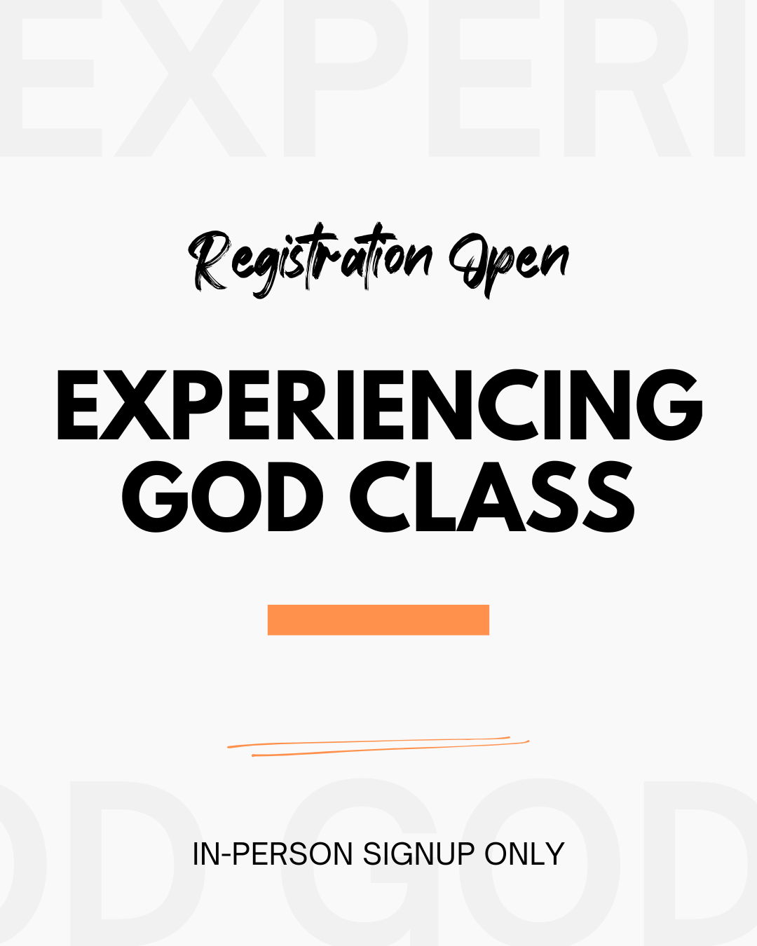 Experiencing God