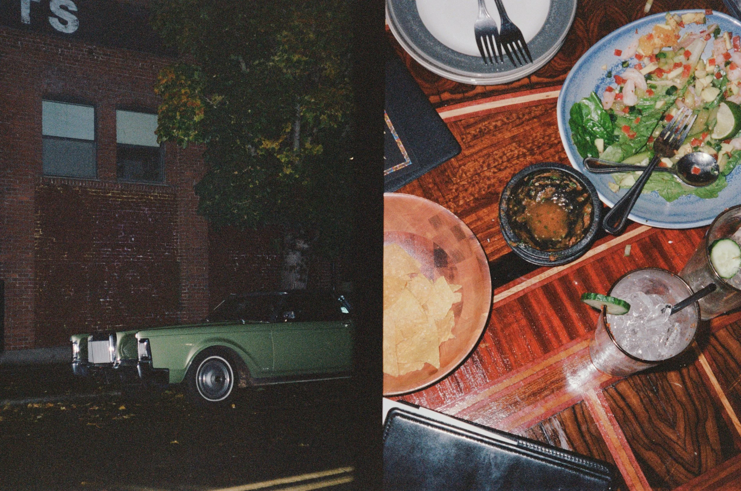 hit the gas, time for dinner, '2025, 35mm analog
