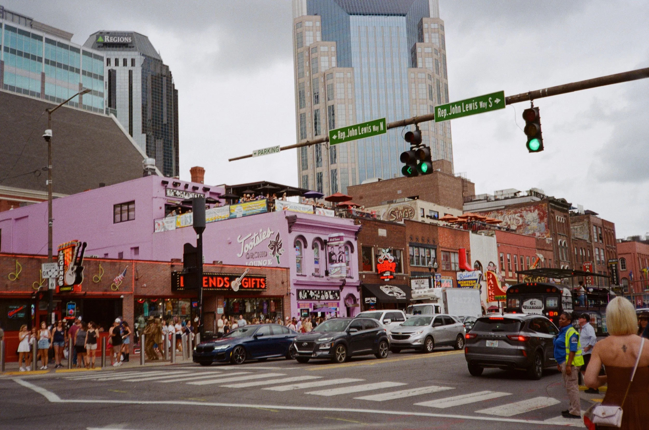 purple bricks, nashville tn, '2025, 35mm analog
