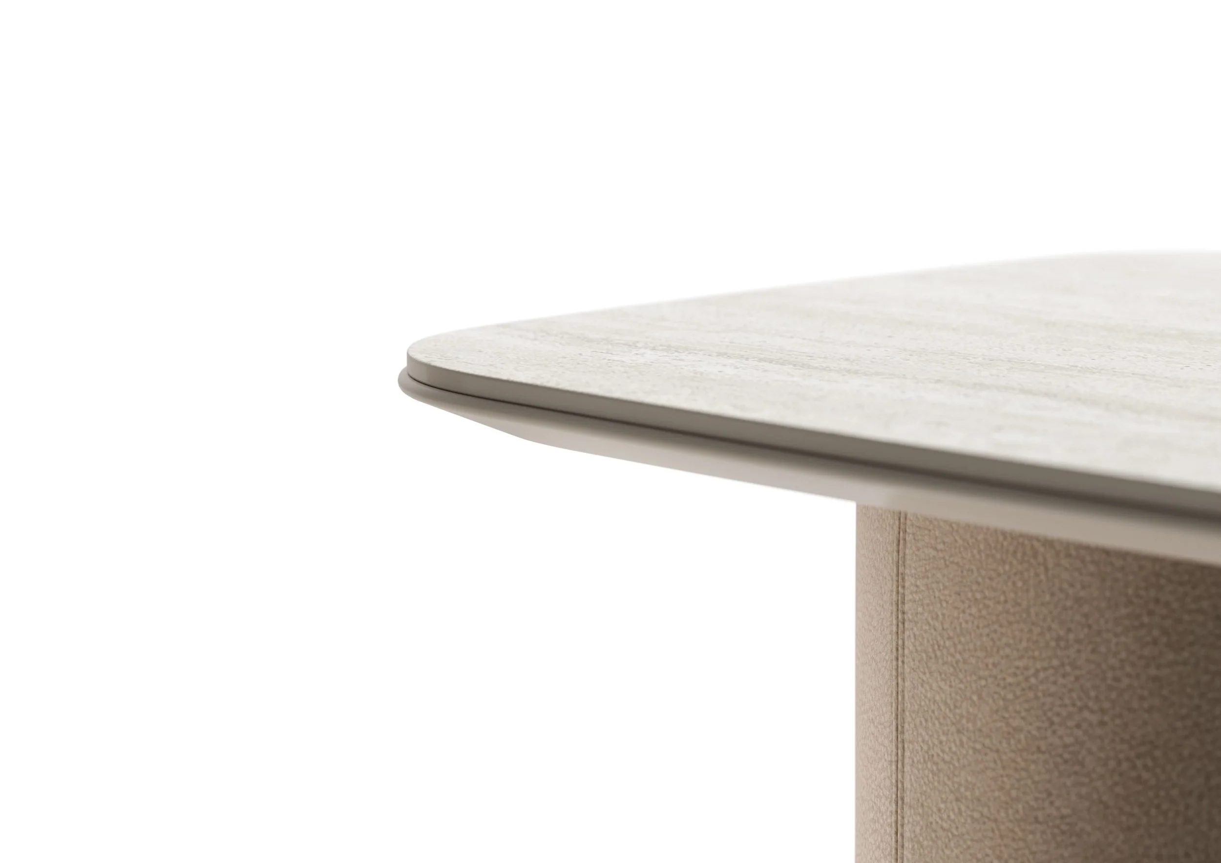 The Clou coffee table collection is a distinctive design triptych, composed of three elements that interact in perfect harmony with each other.