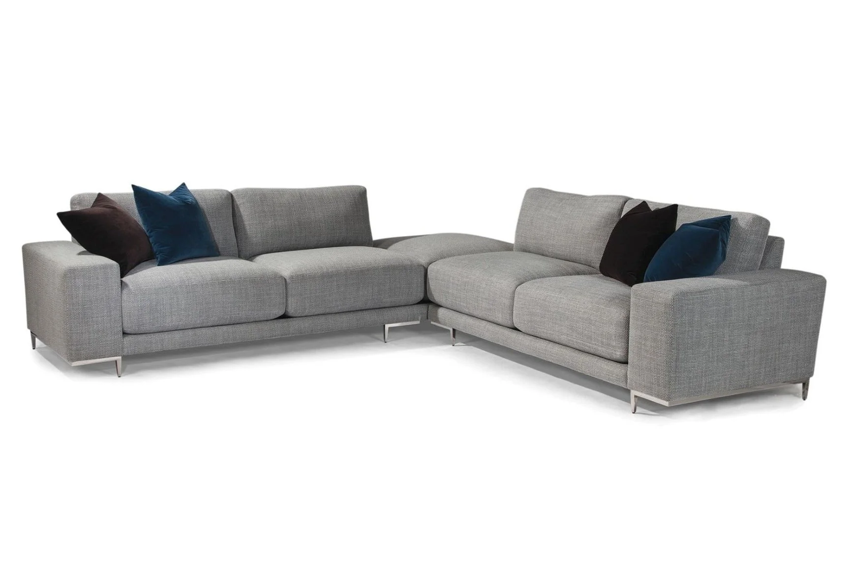 Designed by Ransom Culler, the Hangover sectional features cantilevered arms and luxurious poly blend down seats and is built for comfort.