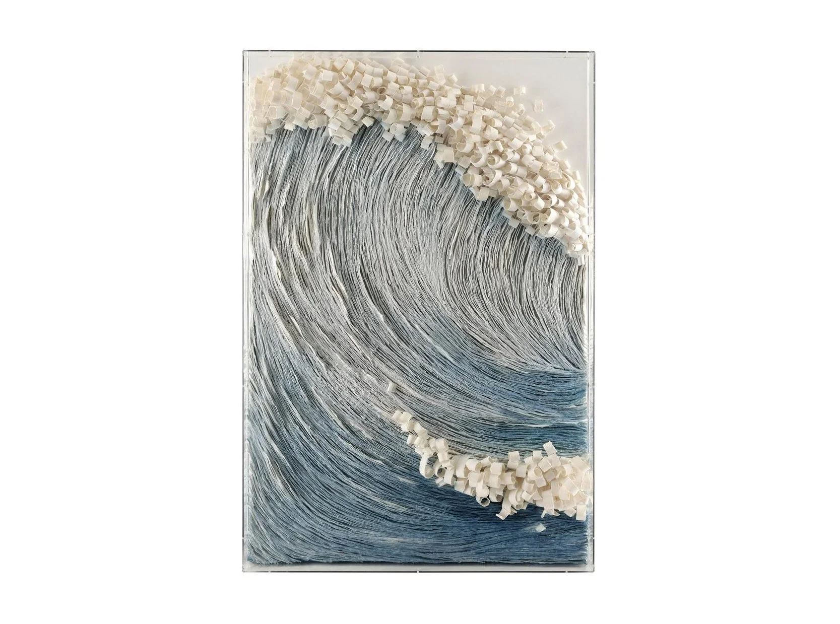 Force of Nature by artist Tony Fey evokes the power and beauty of a raging tide.