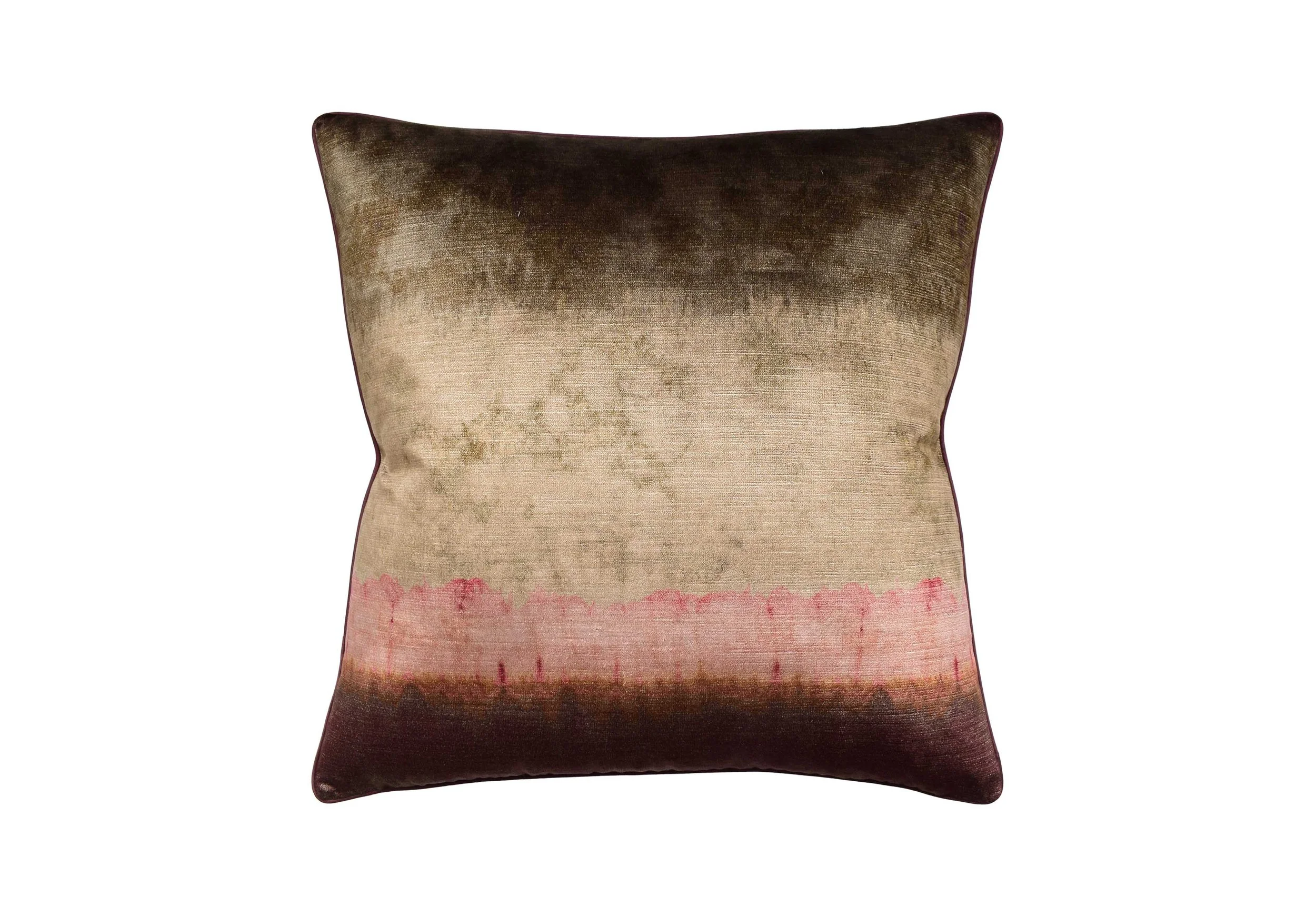Pair of Izumo-Mulberry Throw Pillows