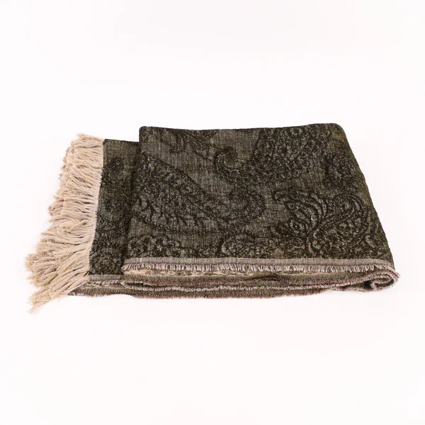 Savery Olive Green Throw Blanket