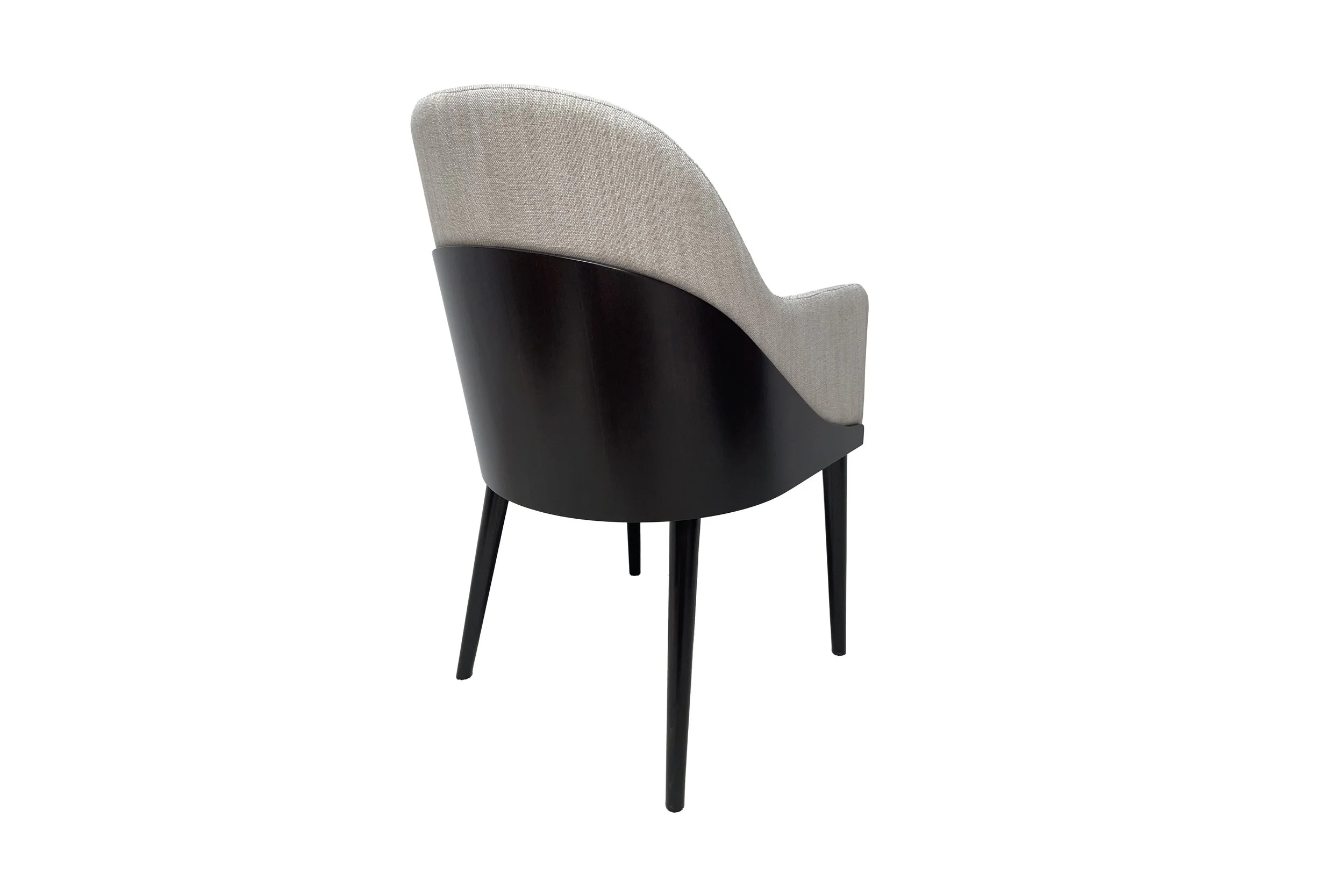 Comprised of a chair, armchair, swivel armchair with ottoman, and stool, the Shell collection features carefully designed curves to ensure maximum comfort.