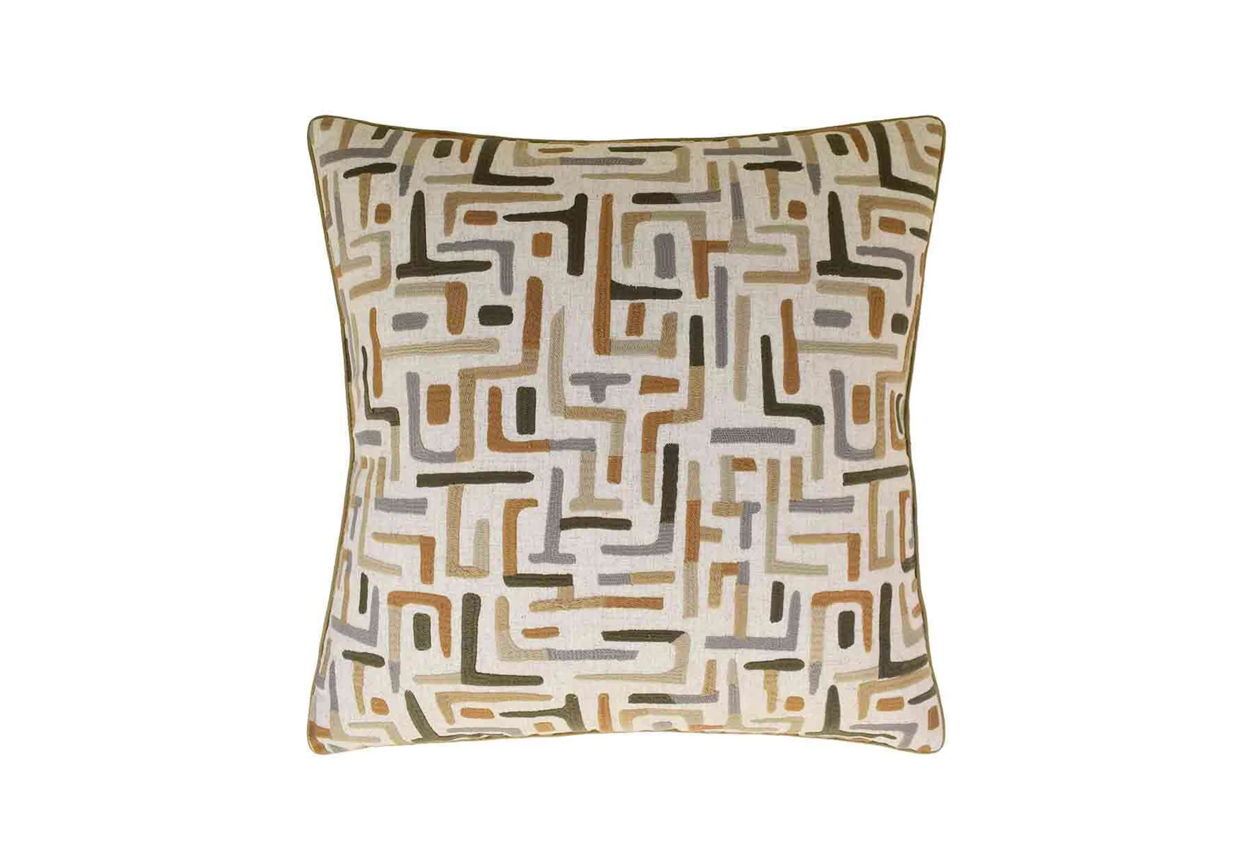 Varanasi-Caramel Throw Pillow
