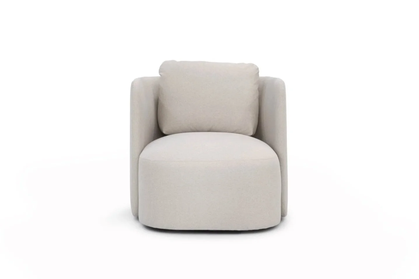 The Hudson Swivel Club Chair shows off its high back that effortlessly transitions into an arm. The tight seat and loose back provide a superior level of comfort.