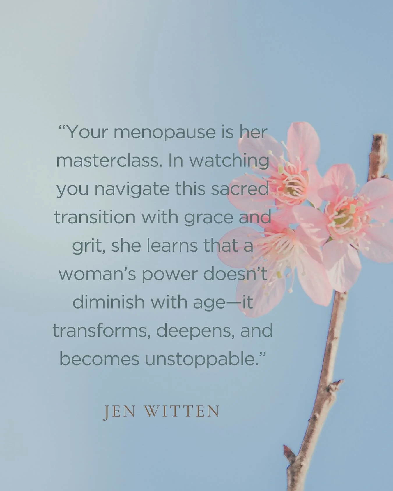 Your daughter doesn&rsquo;t need to see you &ldquo;handle&rdquo; menopause perfectly. She needs to see you navigate it authentically. 

She needs to witness what it looks like when a woman honors her body&rsquo;s wisdom instead of fighting against it
