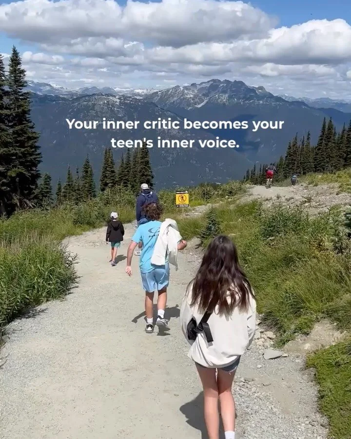 Your inner critic becomes your teen&rsquo;s inner voice.

That hit me like a ton of bricks when I finally understood it.🩷

For years, I tried to fix my daughter&rsquo;s anxiety with scripts, strategies, and tools. Nothing worked until I looked at my
