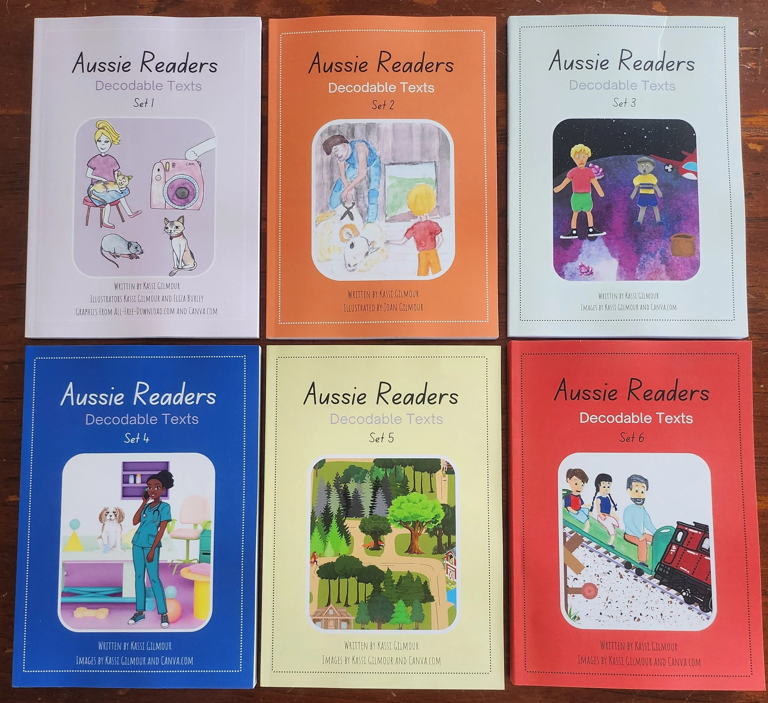 KINDERGARTEN BUNDLE Aussie Readers Decodable Texts