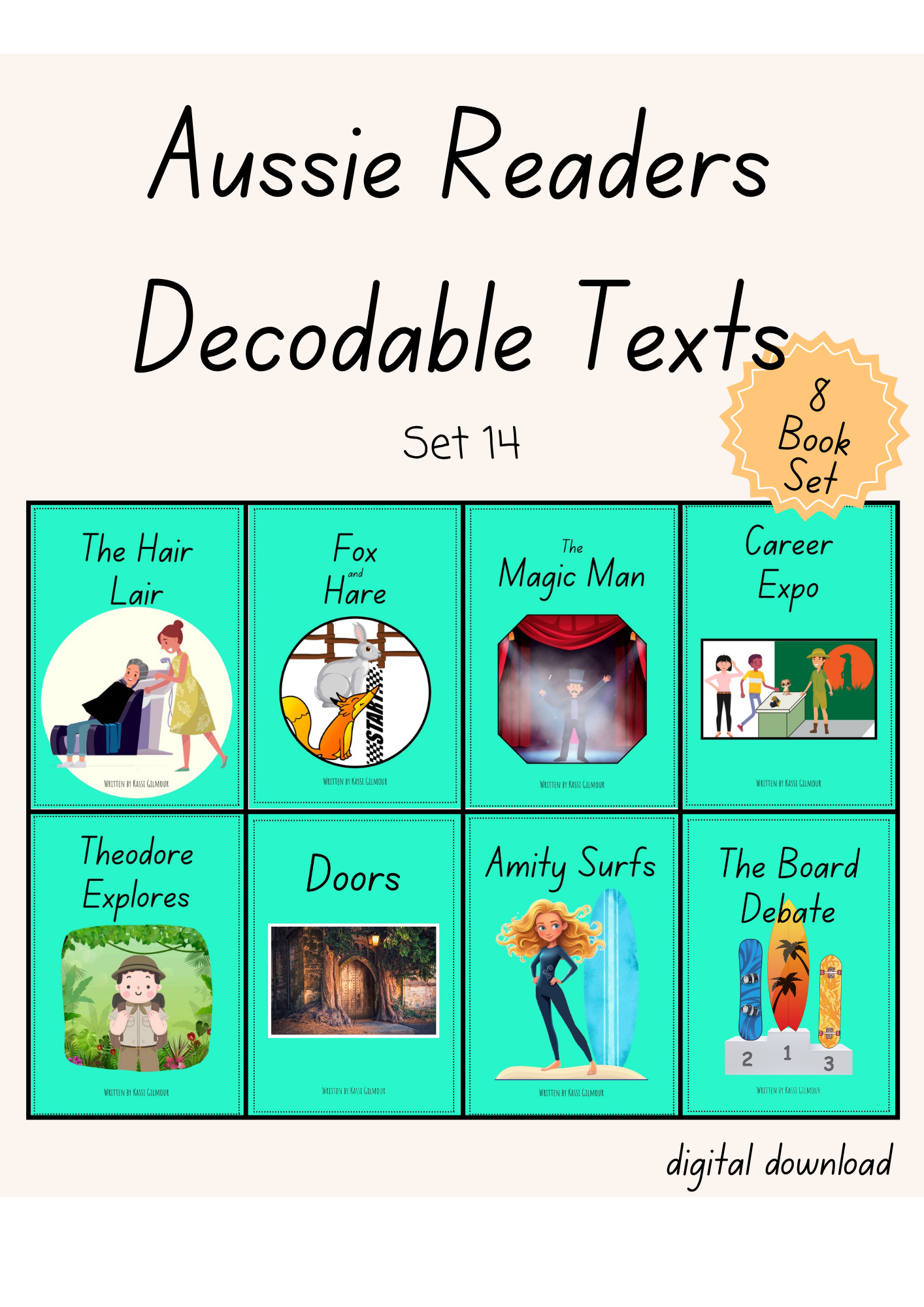 Aussie Readers Decodable Texts Set 14 (DIGITAL DOWNLOAD)