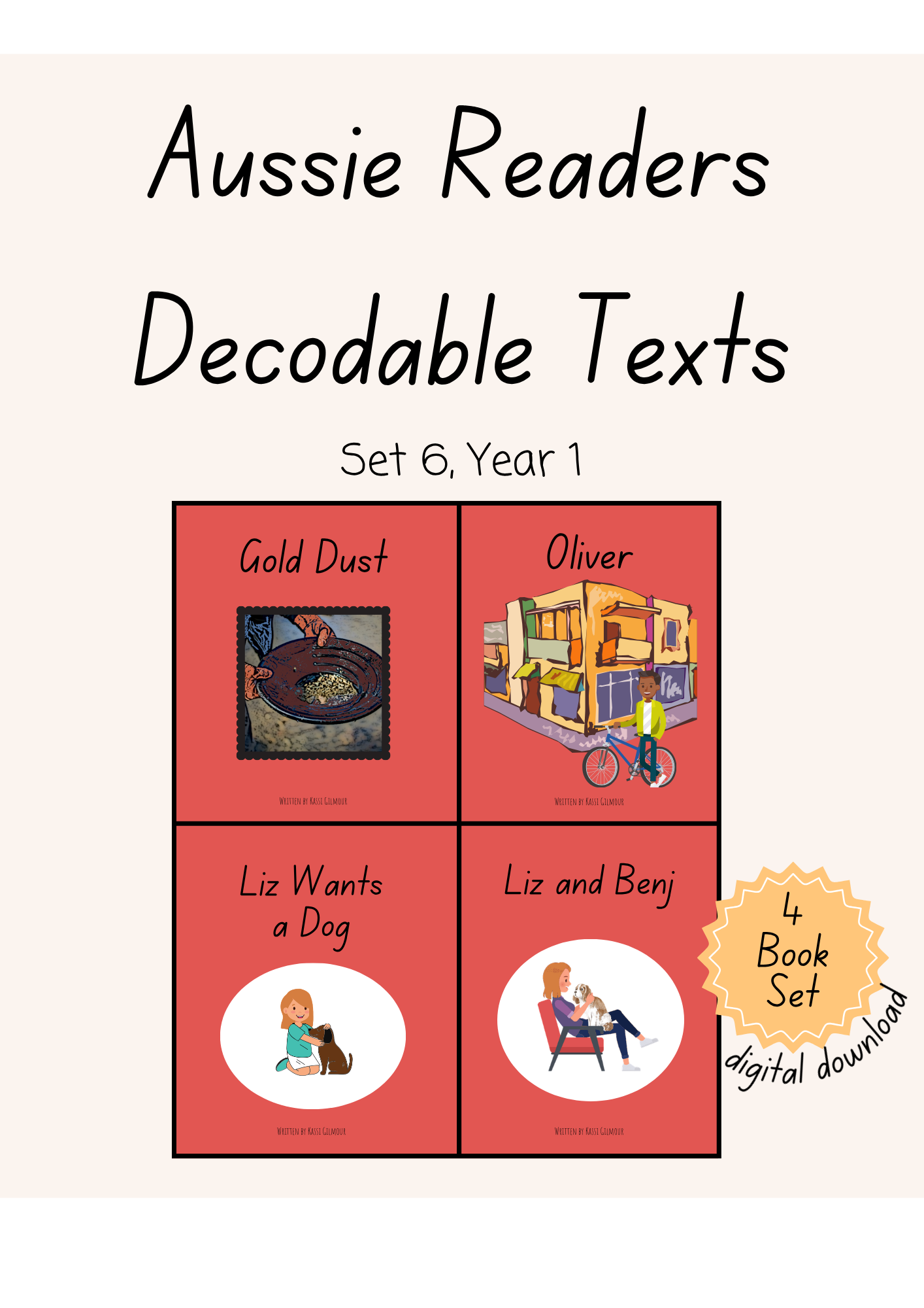 Aussie Readers Decodable Texts Set 6 Additional Readers (DIGITAL DOWNLOAD)