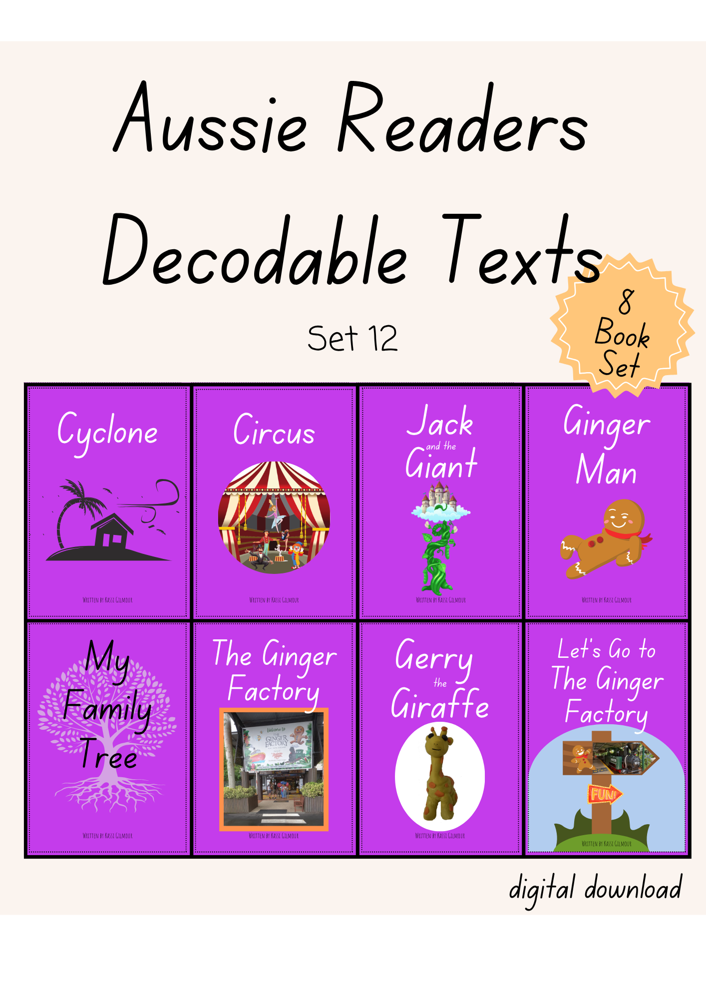 Aussie Readers Decodable Texts Set 12 (DIGITAL DOWNLOAD)