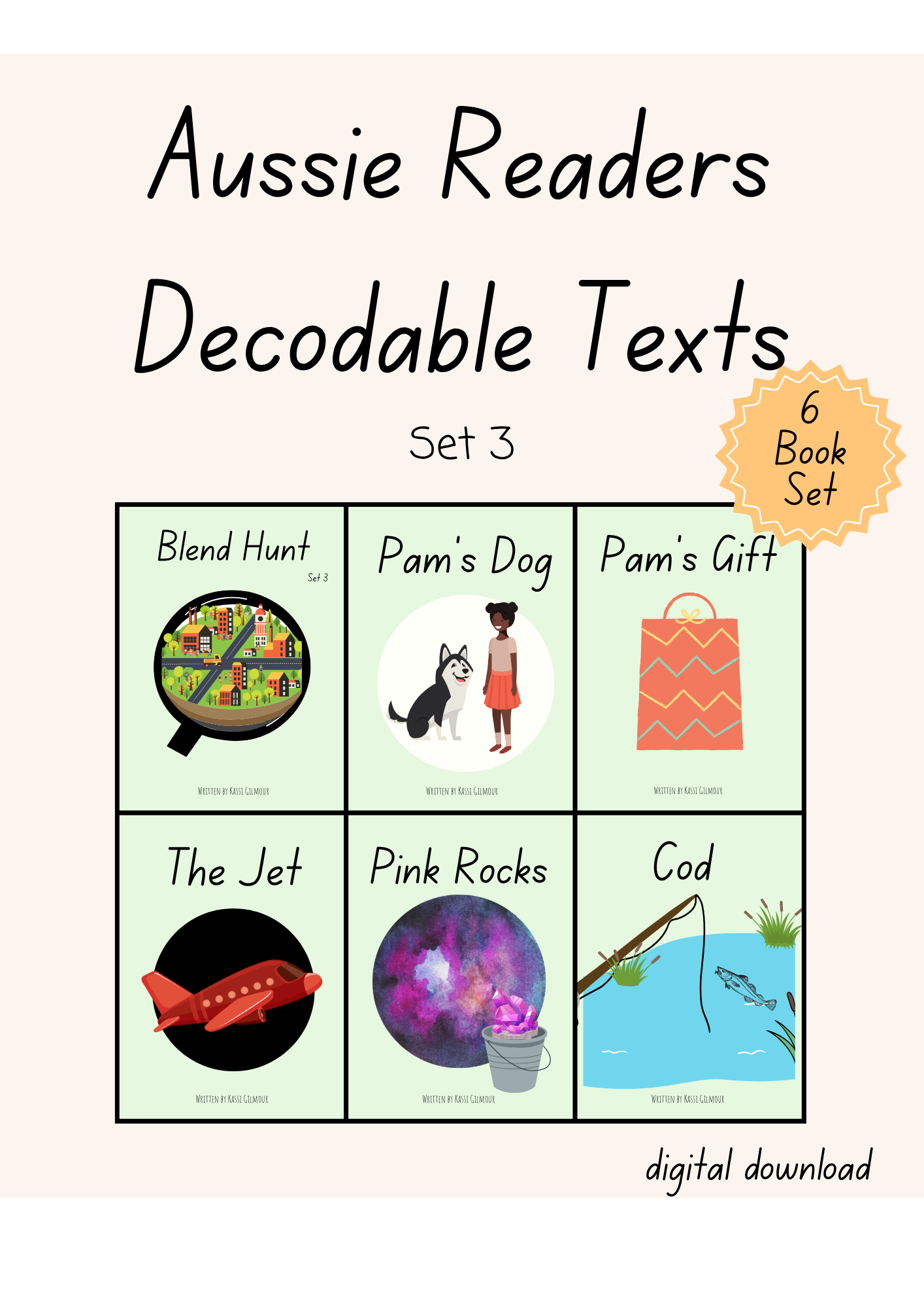 Aussie Readers Decodable Texts Set 3 (DIGITAL DOWNLOAD)
