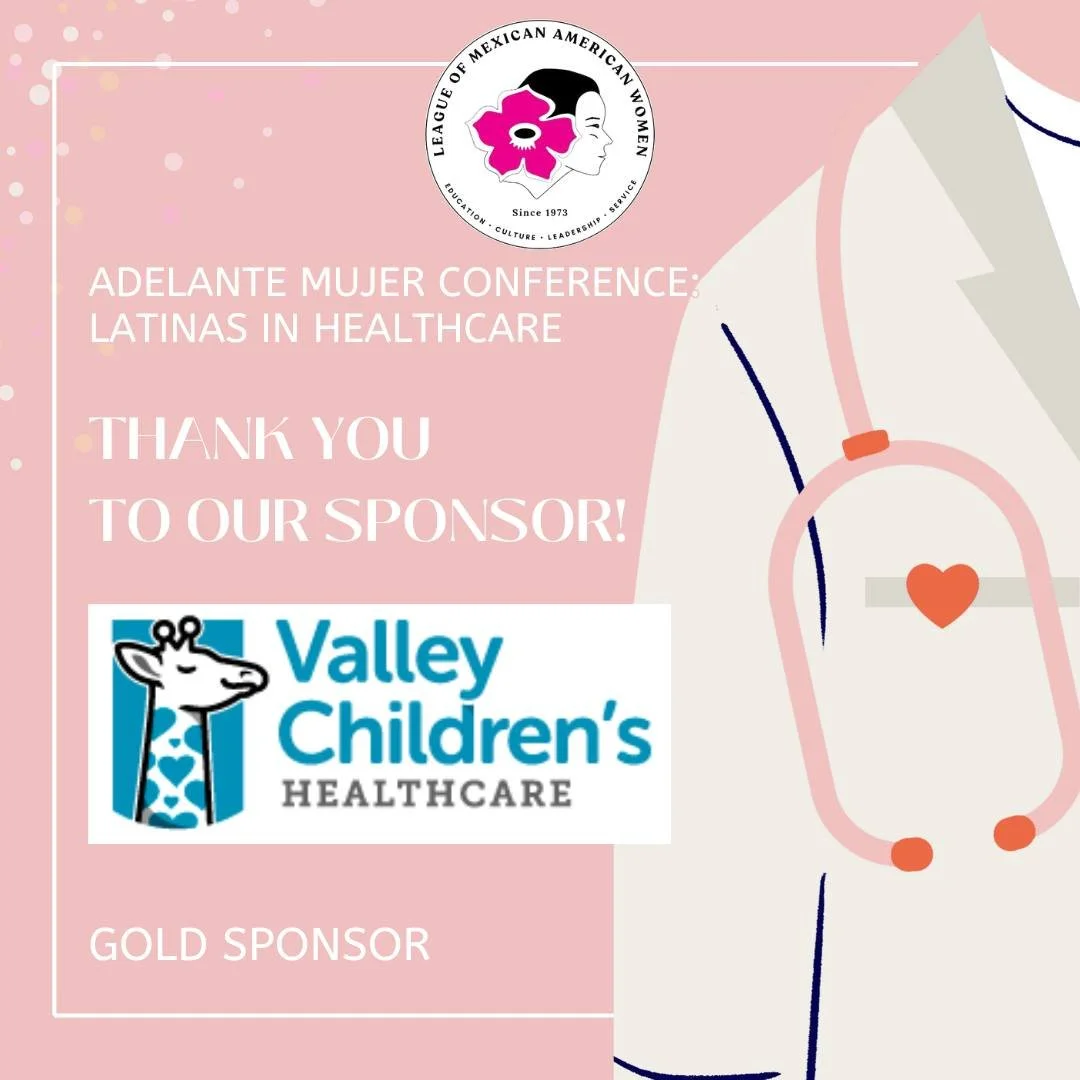 We are so thankful to our host and sponsor of the 2025 Adelante Mujer Conference. We are able to welcome 250 high school students at our conference focused on Latinas in Healthcare. Thank you @valleychildrens Hospital for your generosity! #LMAW #La