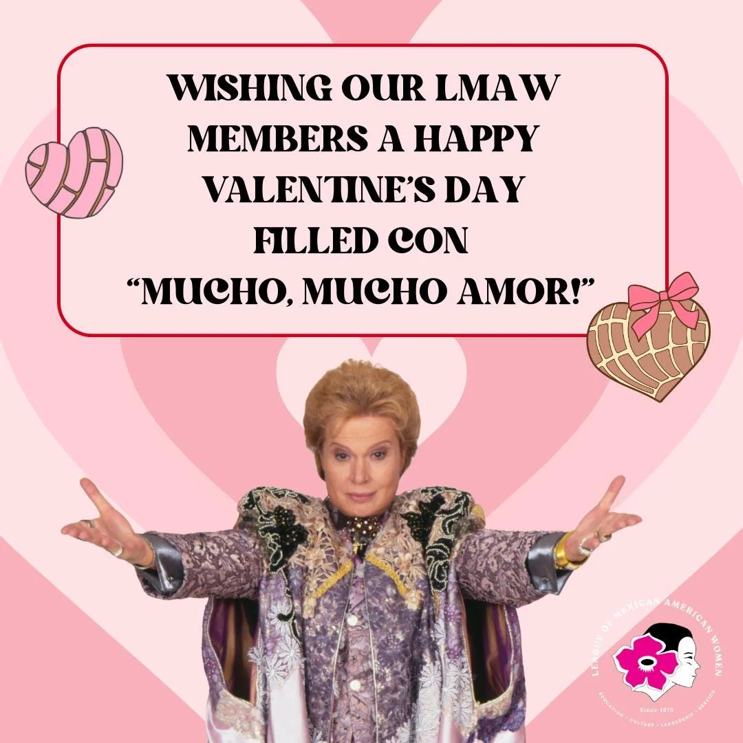 Hola Hermanas, Happy Valentine's Day! We wish you a fun-filled day con "Mucho, Mucho Amor!" 💗💖