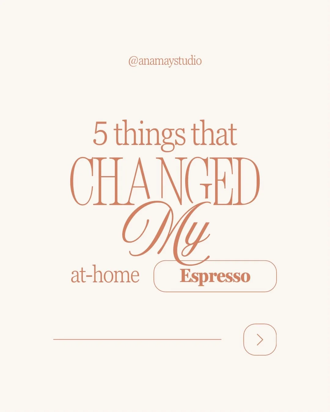 These 5 things changed my at-home espresso and made it feel like a romantic ritual instead of a routine. Save this for your coffee bar!
