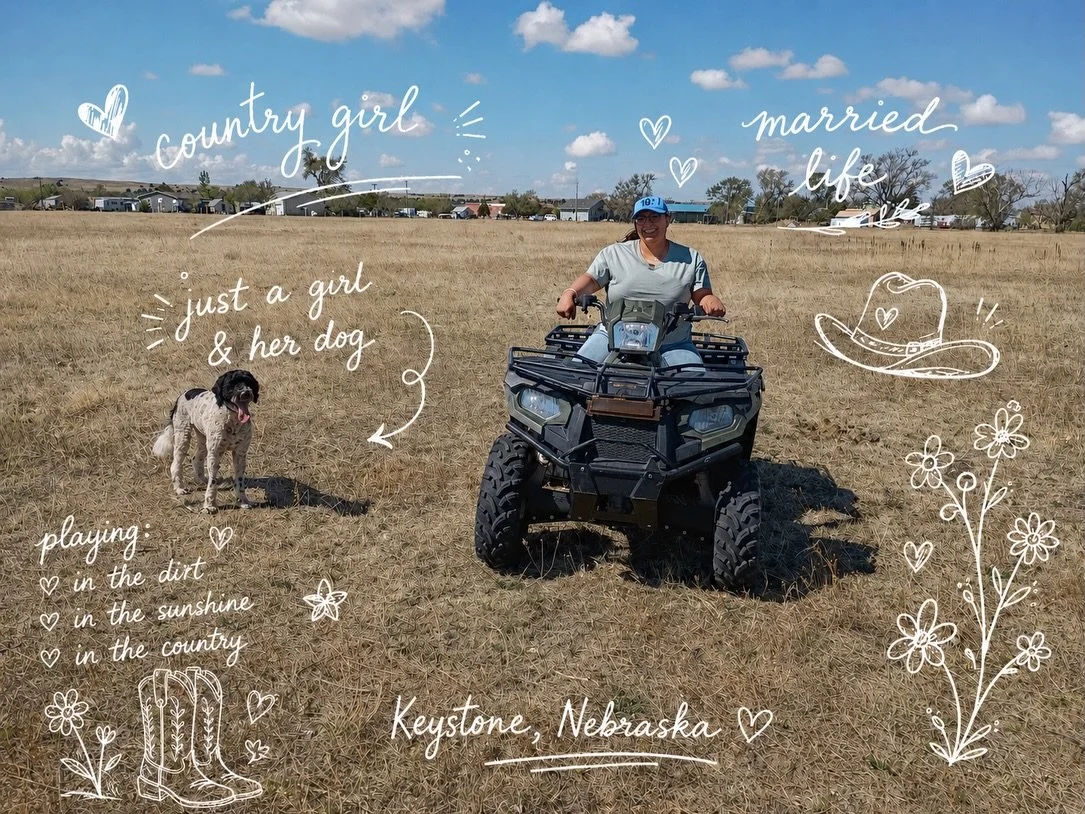 Had the best weekend playing! Jade took me on horses again &amp; I went out in the pasture, held my own reins and trotted!! I can&rsquo;t wait to be able to lope!!! I love, love being on a horse &amp; driving a 4 wheeler.