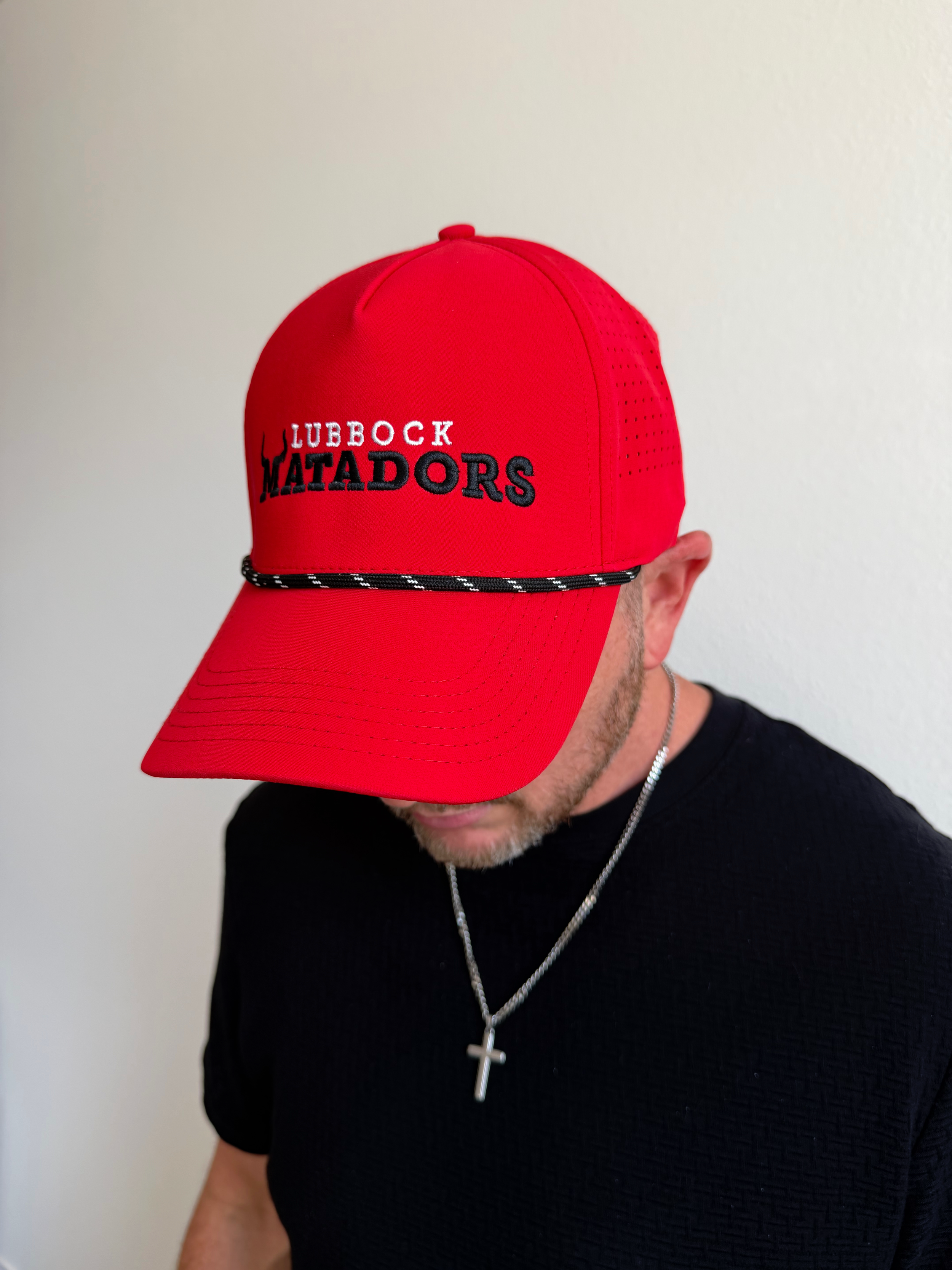 Red Performance Rope Hat