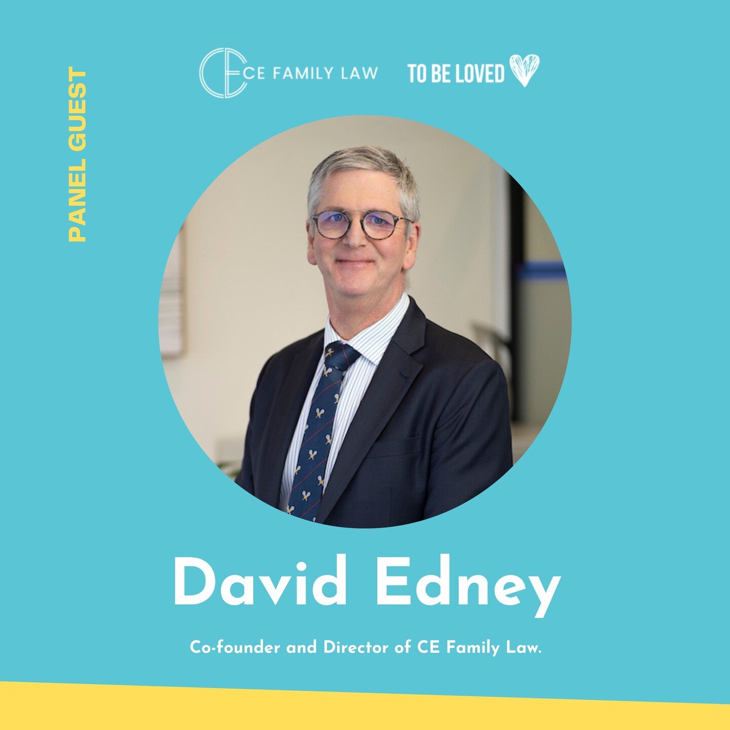 Meet the panel for our Special Screening Event of short film 'Tommy' 

David Edney is the co-founder and Director of CE Family Law. He is an Accredited Family Law Specialist and an Independent Children&rsquo;s Lawyer, with over 27 years of experience