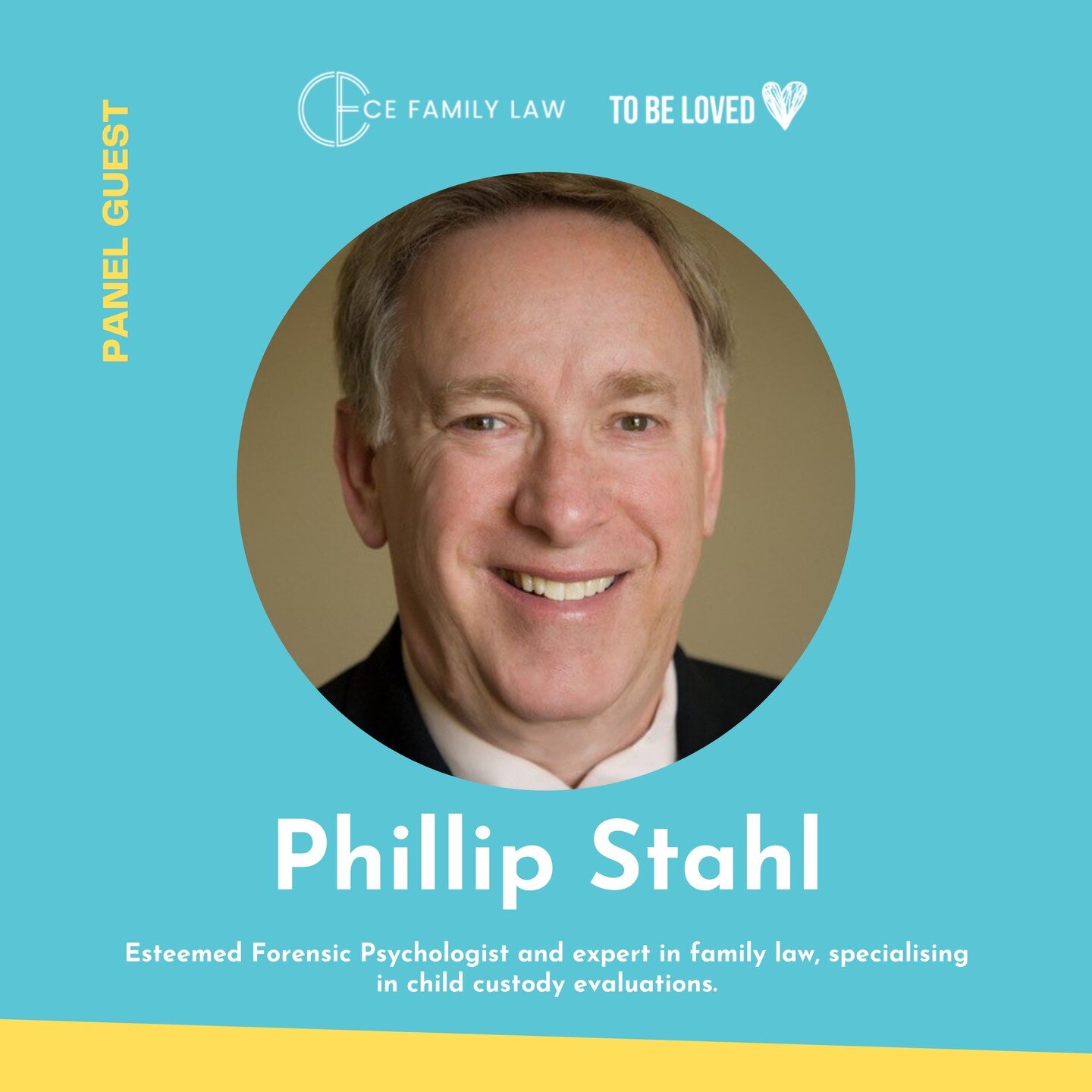 Meet the panel of our Special Screening Event of 'Tommy' 

Philip Stahl is an esteemed Forensic Psychologist and expert in family law, specialising in child custody evaluations. He's a published author, having contributed to various publications. His