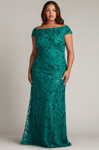 tadashi shoji green dress Ordell Floral Jacquard Dress – Tadashi Shoji Official Online Boutique main image 0