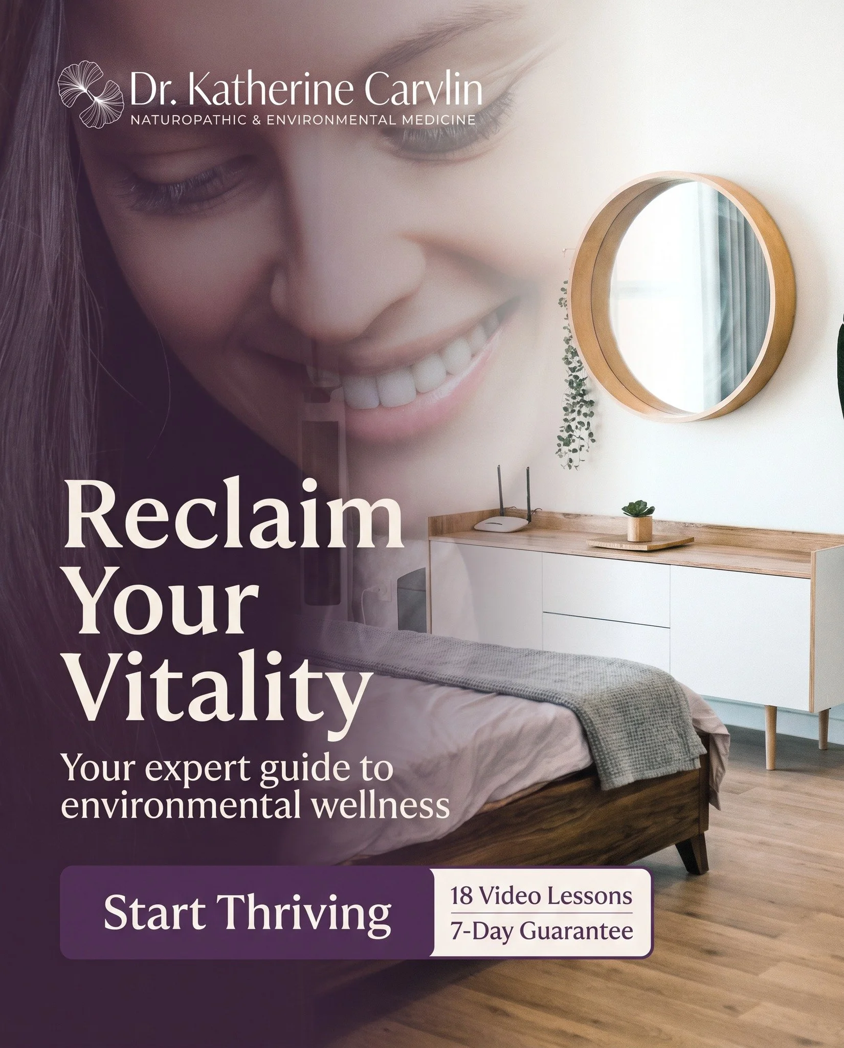 Many chronic health struggles stem from hidden environmental triggers. My online course, From Toxic to Thriving, provides the roadmap you need to reclaim your health. Through 18 video lessons across six modules, we dive deep into optimizing your air,