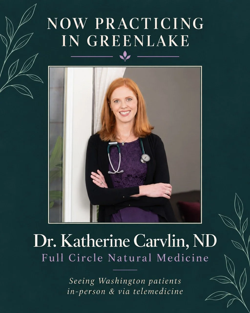 I am practicing at Full Circle Natural Medicine in Seattle's Greenlake neighborhood.

If you are seeking root-cause care for complex chronic illness, mold toxicity, CIRS, hEDS, POTS, MCAS, or long-COVID, my clinic doors are open.

I see Washington st