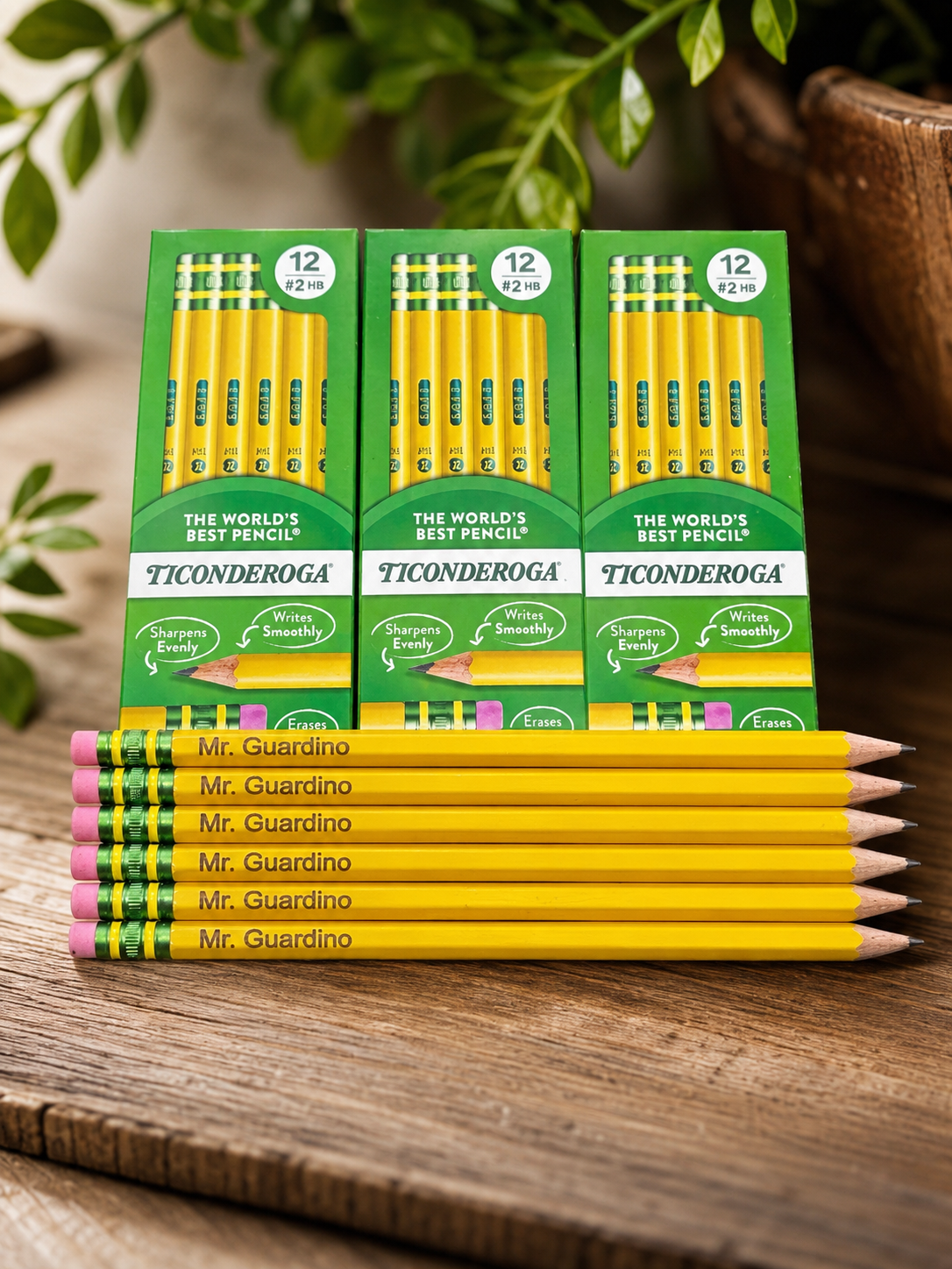 Personalized Engraved Pencils