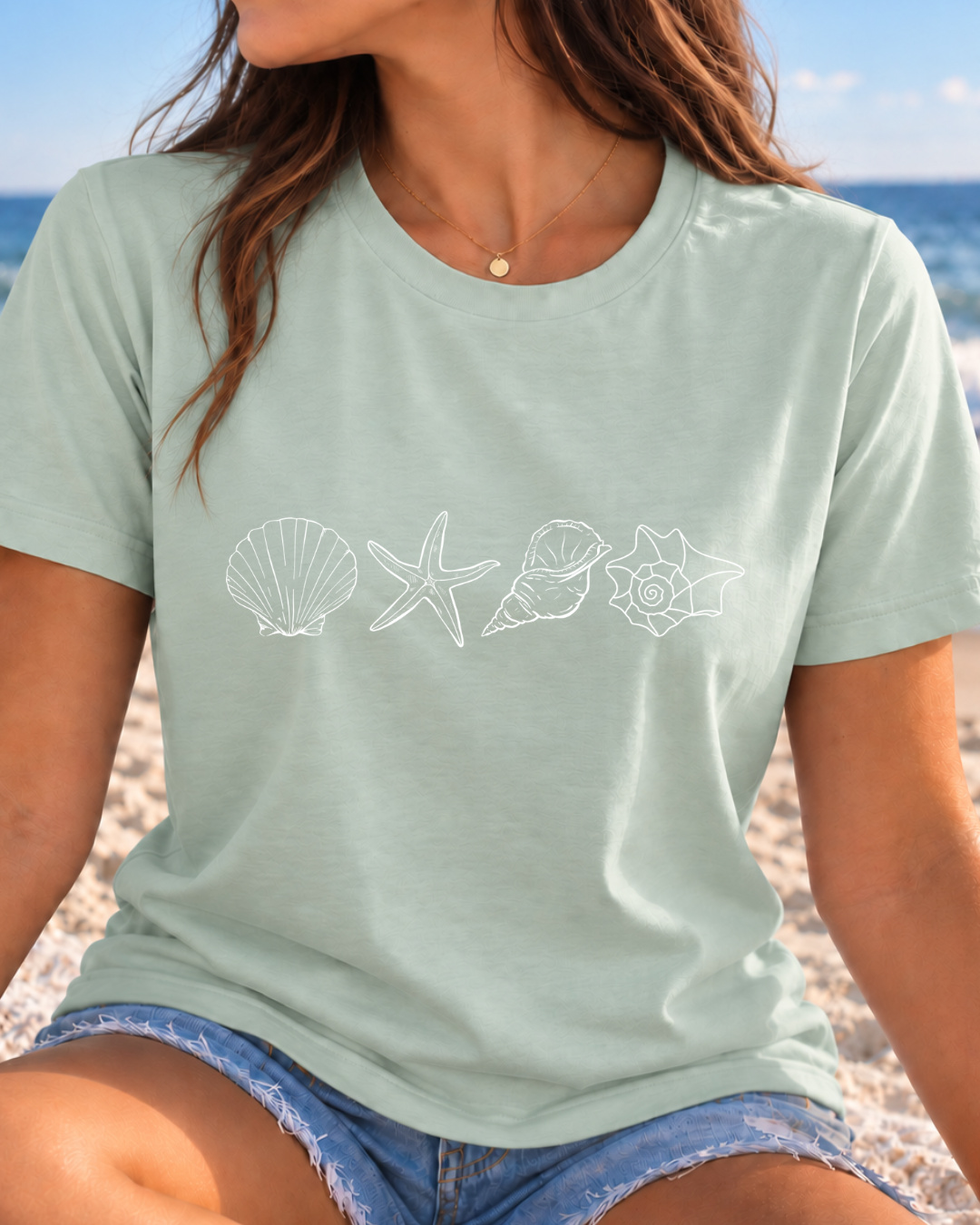 Seashell Coastal T-Shirt