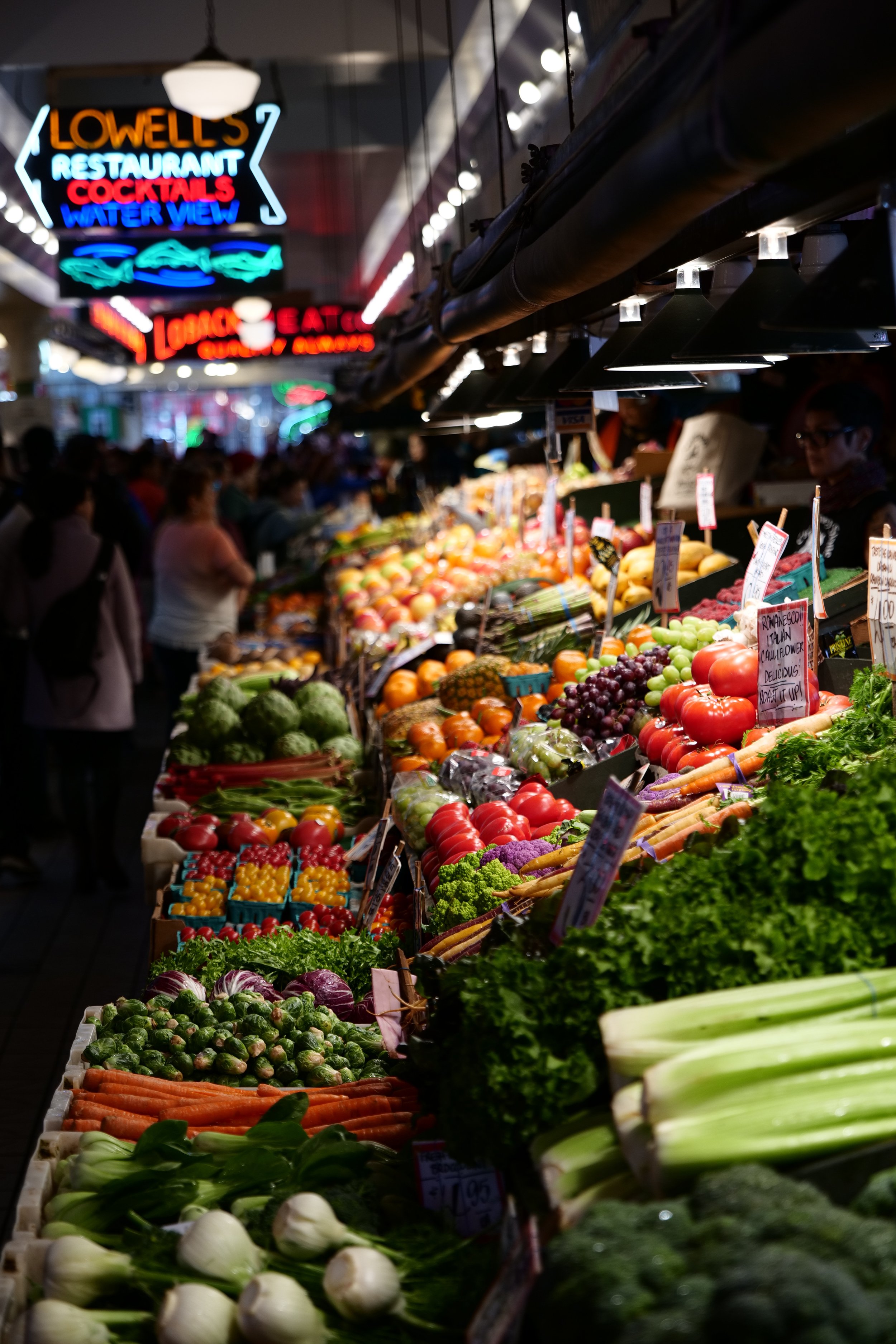 Vegetables At Pike Place Market