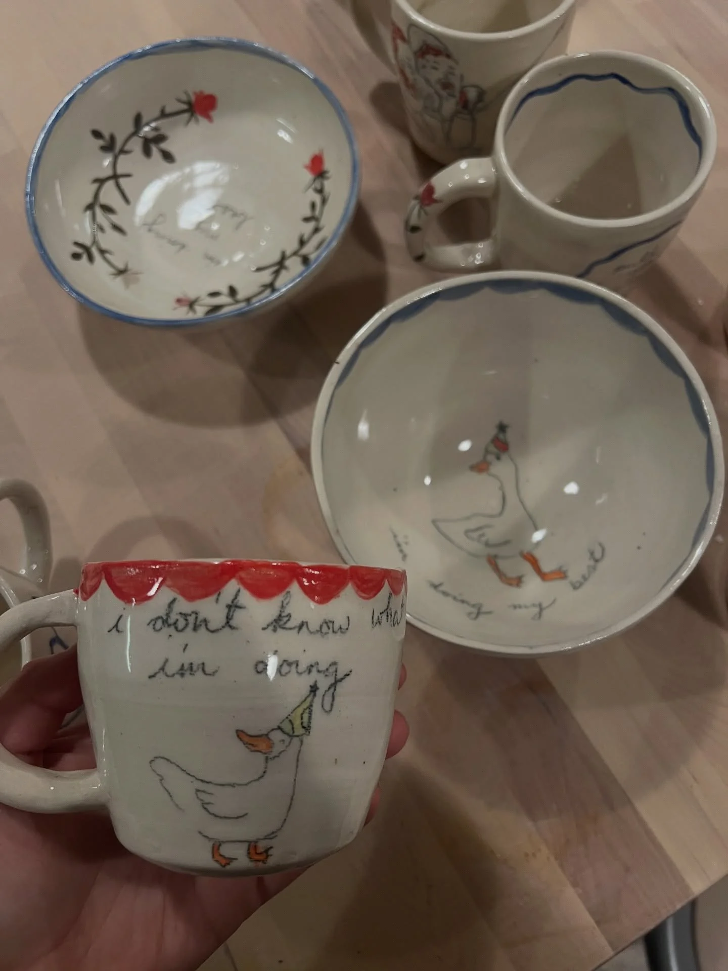 Happy Thanksgiving! We are so grateful to everyone who made our first season a success. 

I&rsquo;ve been slacking on sharing artists for our Holiday Market, but @ariarosepottery will be there with some new pots, and Bailey will have her beautiful wo